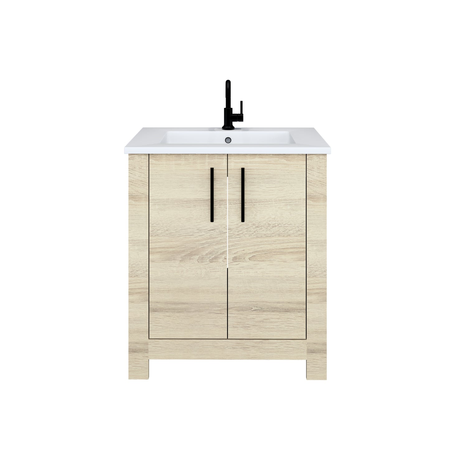 Austin 30" Bathroom Vanity with Acrylic integrated counter top