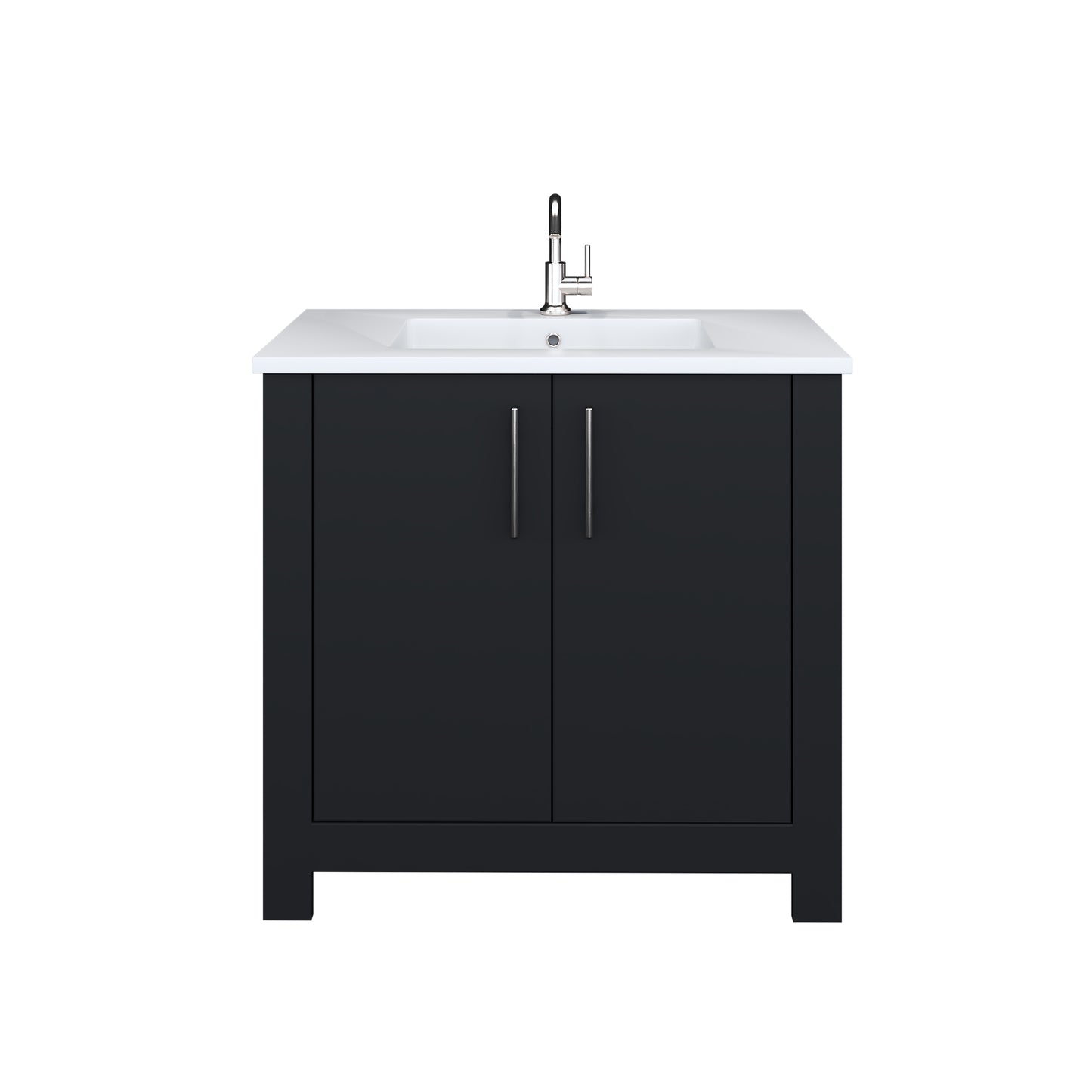 Austin 36" Bathroom Vanity with Acrylic integrated counter top