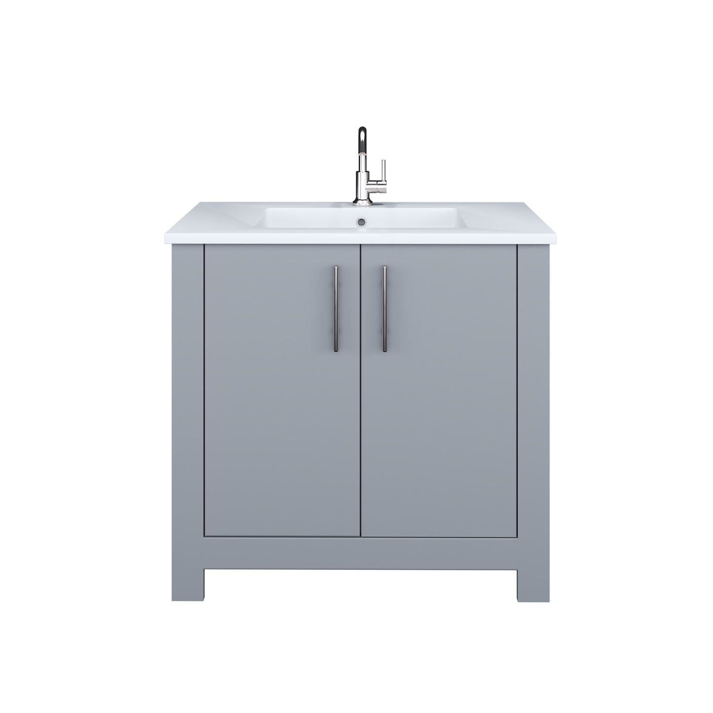 Austin 36" Bathroom Vanity with Acrylic integrated counter top