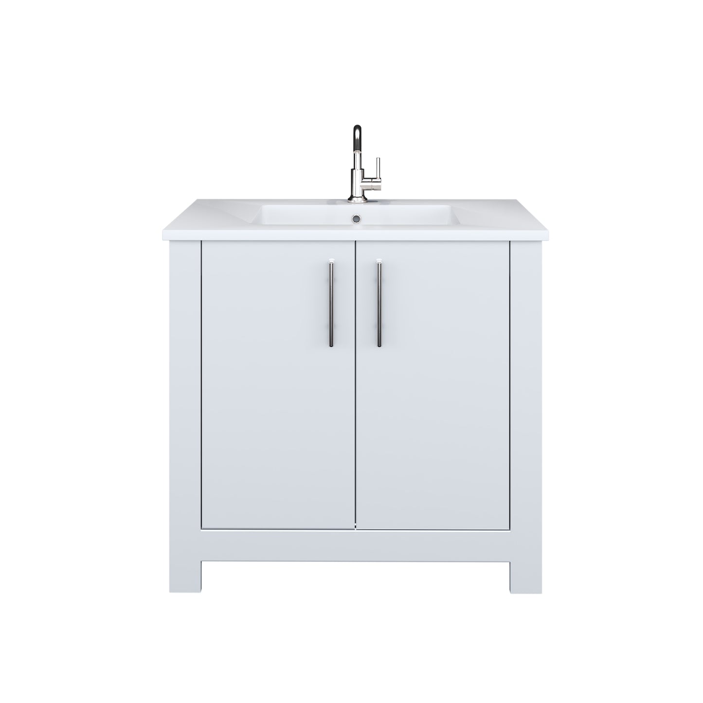 Austin 36" Bathroom Vanity with Acrylic integrated counter top