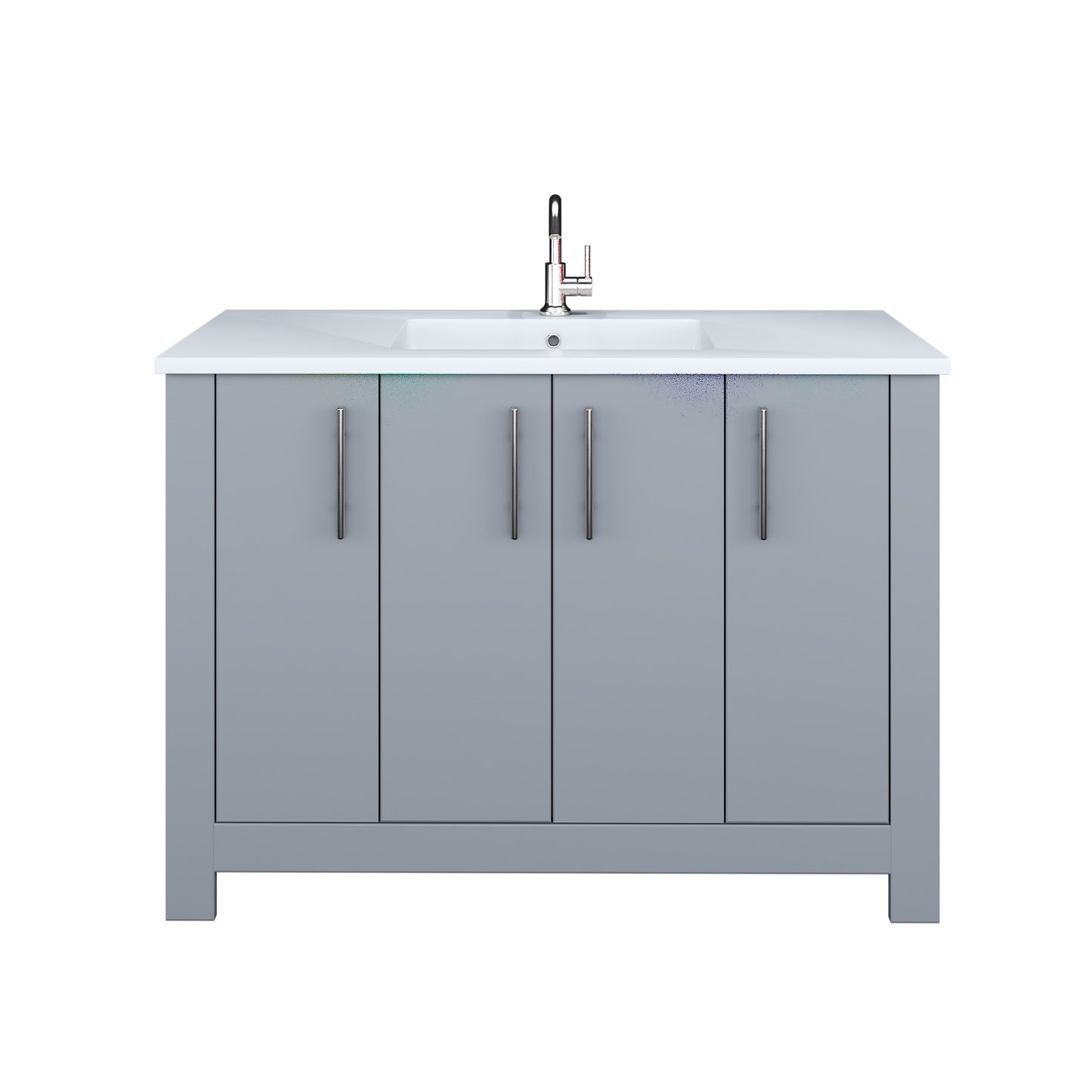 Austin 48" Bathroom Vanity with Acrylic integrated counter top