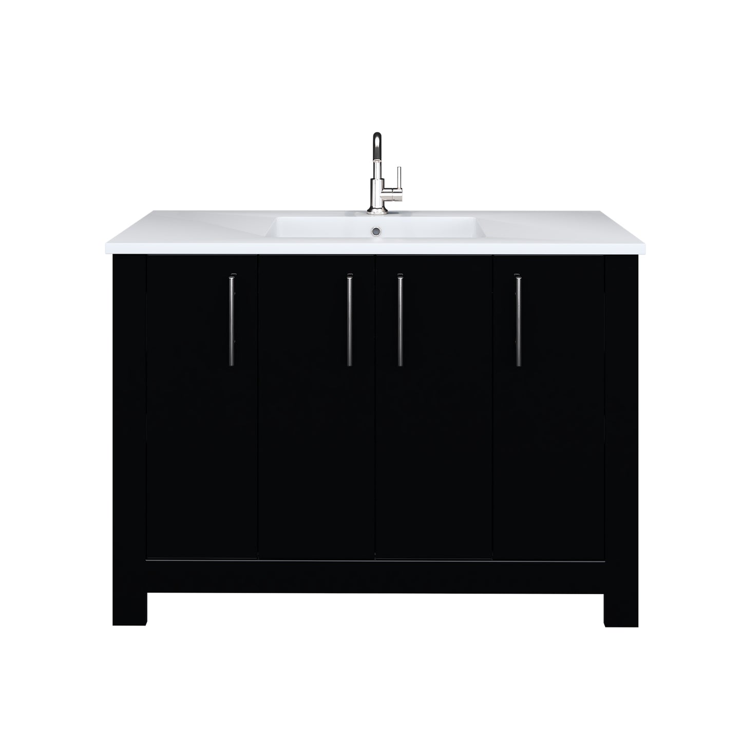 Austin 48" Bathroom Vanity with Acrylic integrated counter top