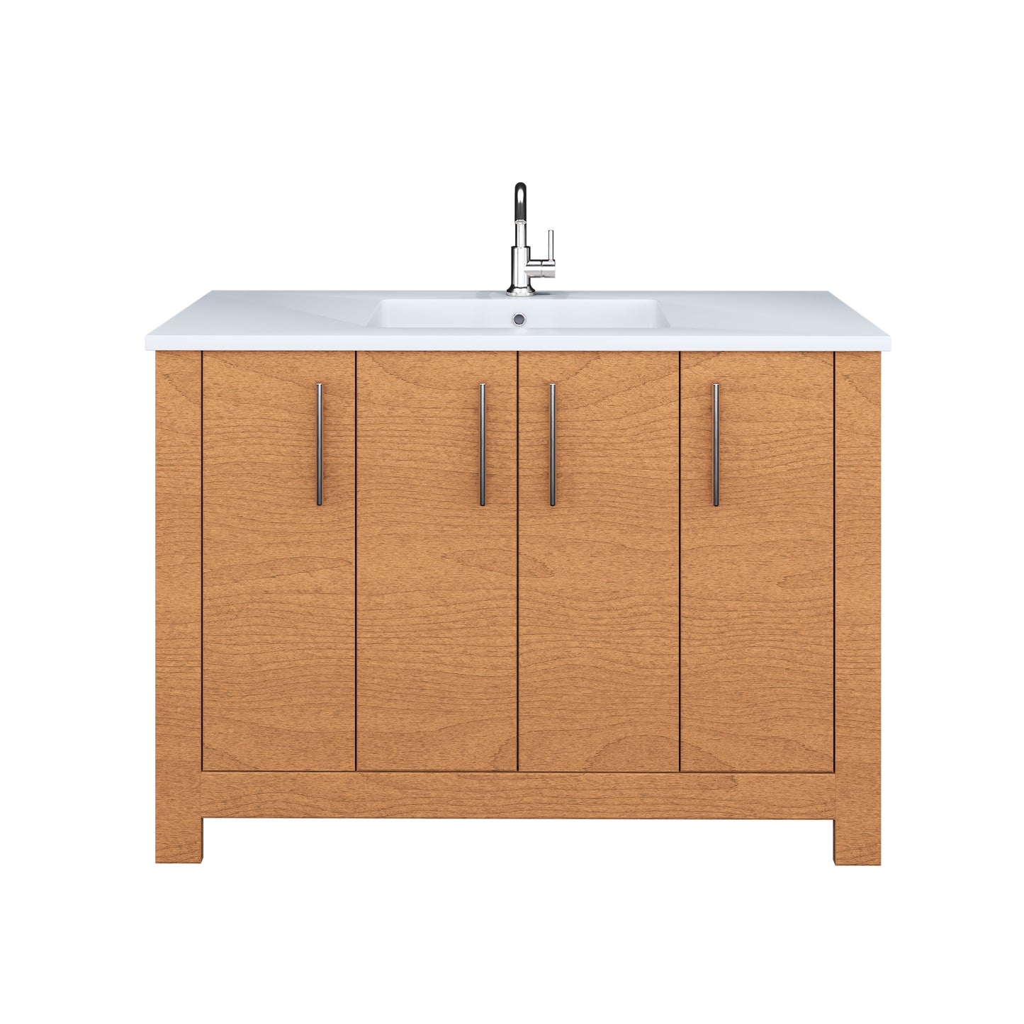 Austin 48" Bathroom Vanity with Acrylic integrated counter top