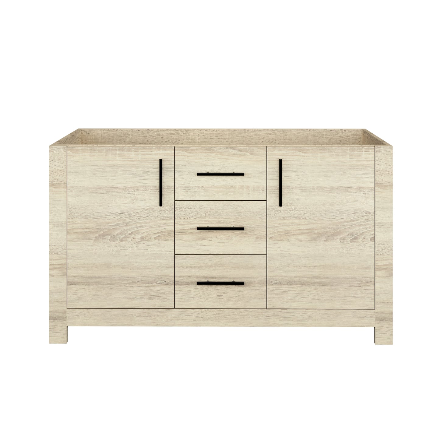 Austin 60" Double Sink Bathroom Vanity Cabinet Only