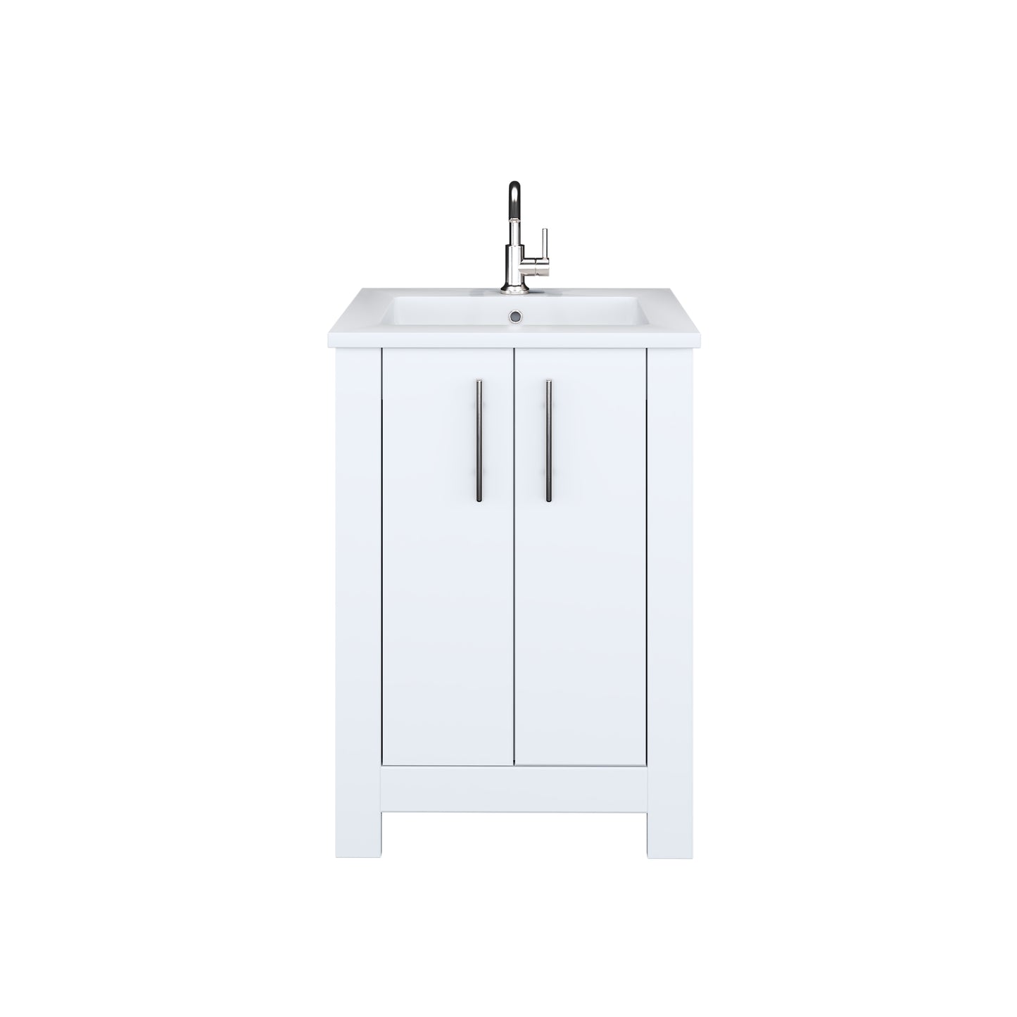 Austin 24" Bathroom Vanity with Acrylic integrated counter top