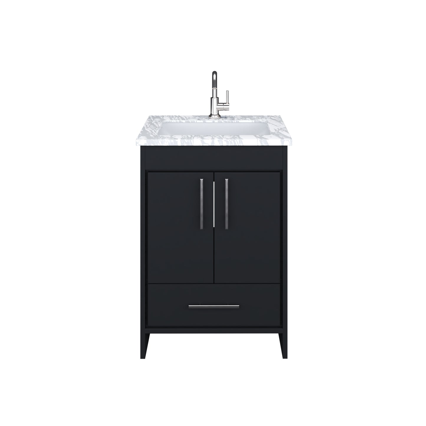 Capri 24" Bathroom Vanity with integrated counter top