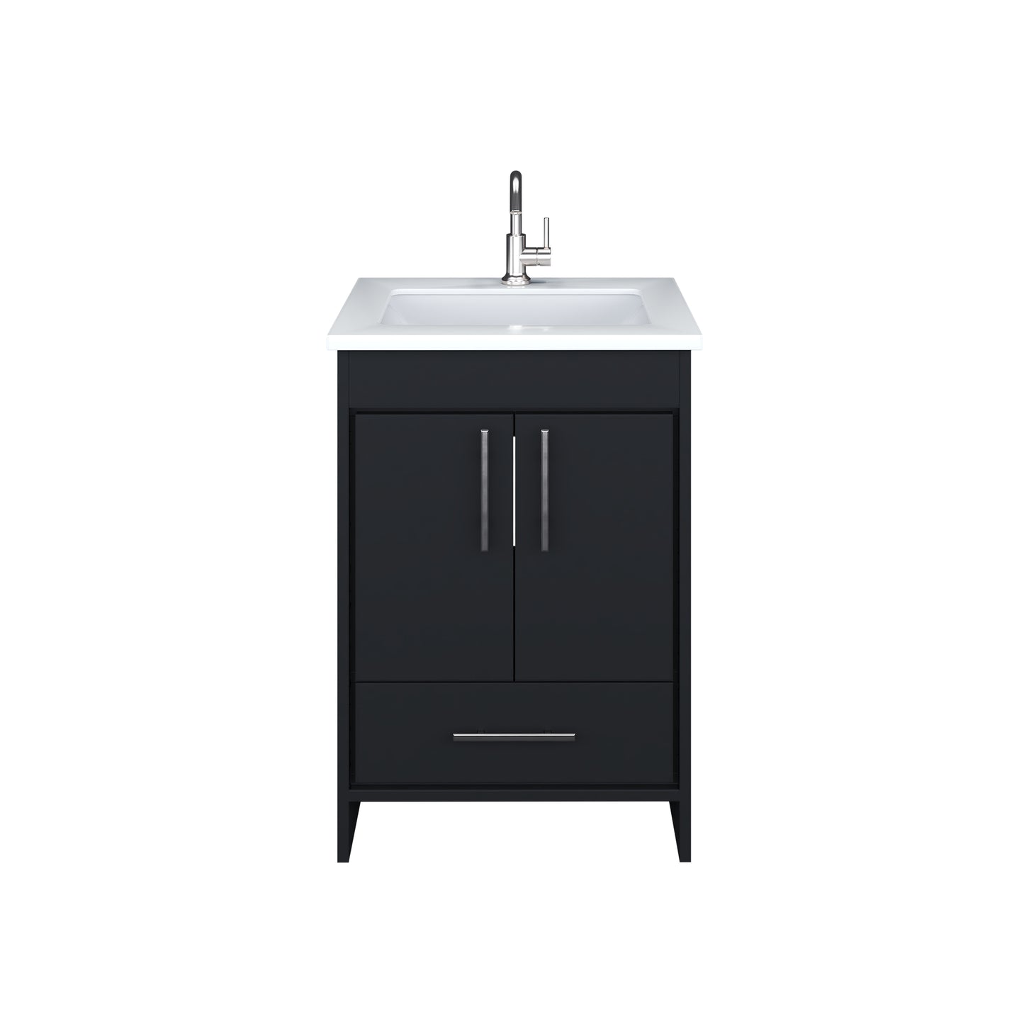 Capri 24" Bathroom Vanity with integrated counter top