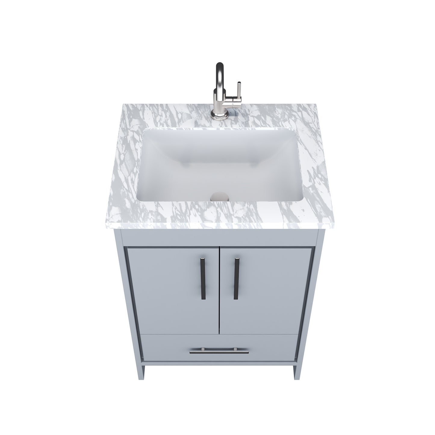 Capri 24" Bathroom Vanity with integrated counter top