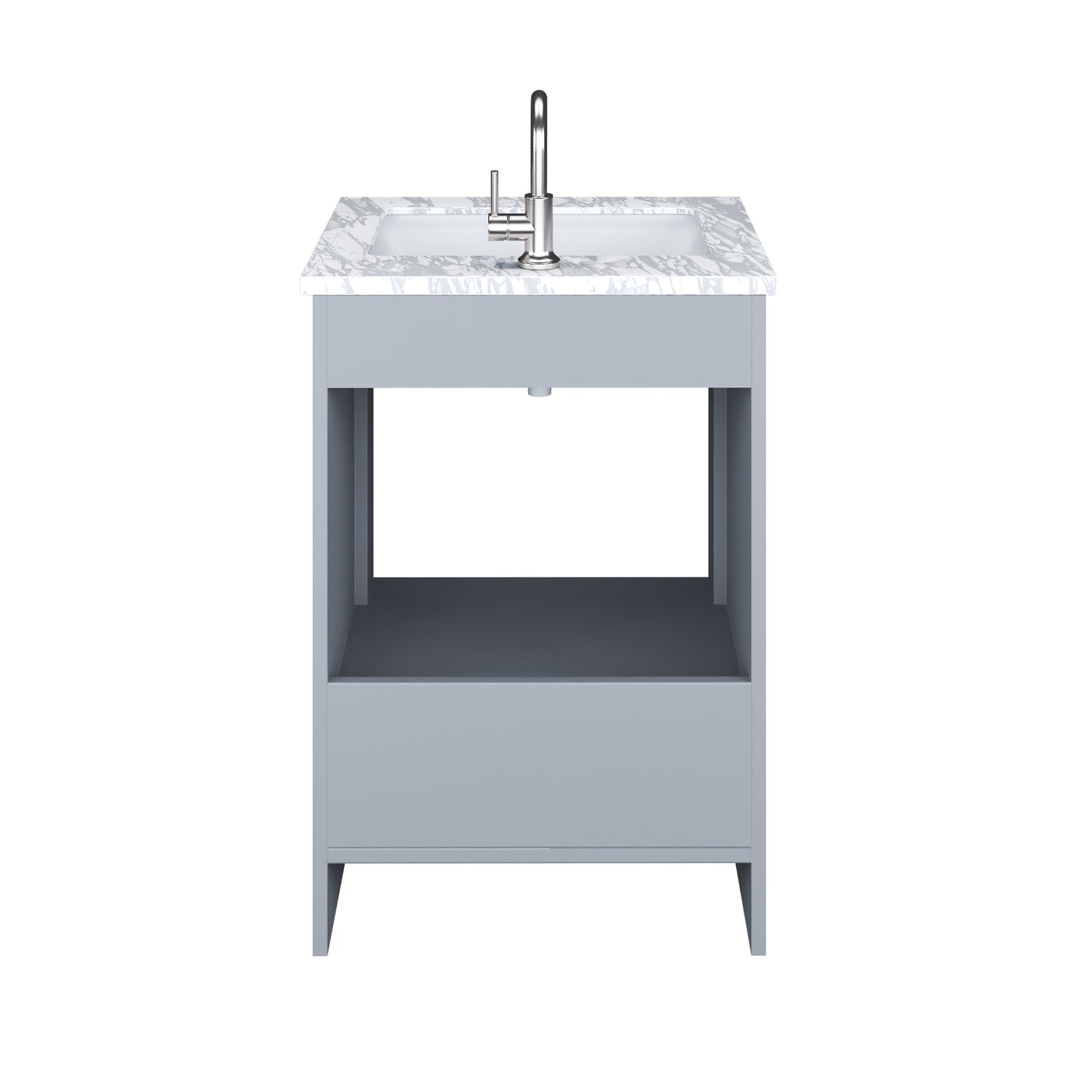 Capri 24" Bathroom Vanity with integrated counter top