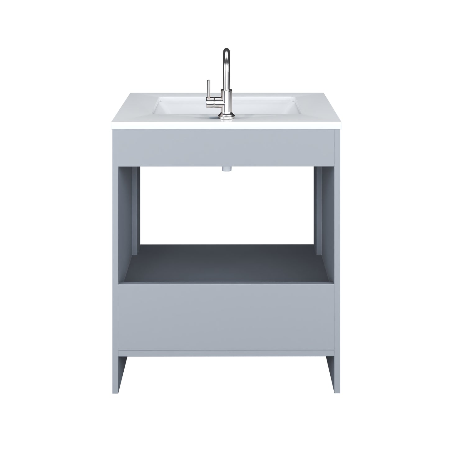 Capri 30" Bathroom Vanity with integrated counter top