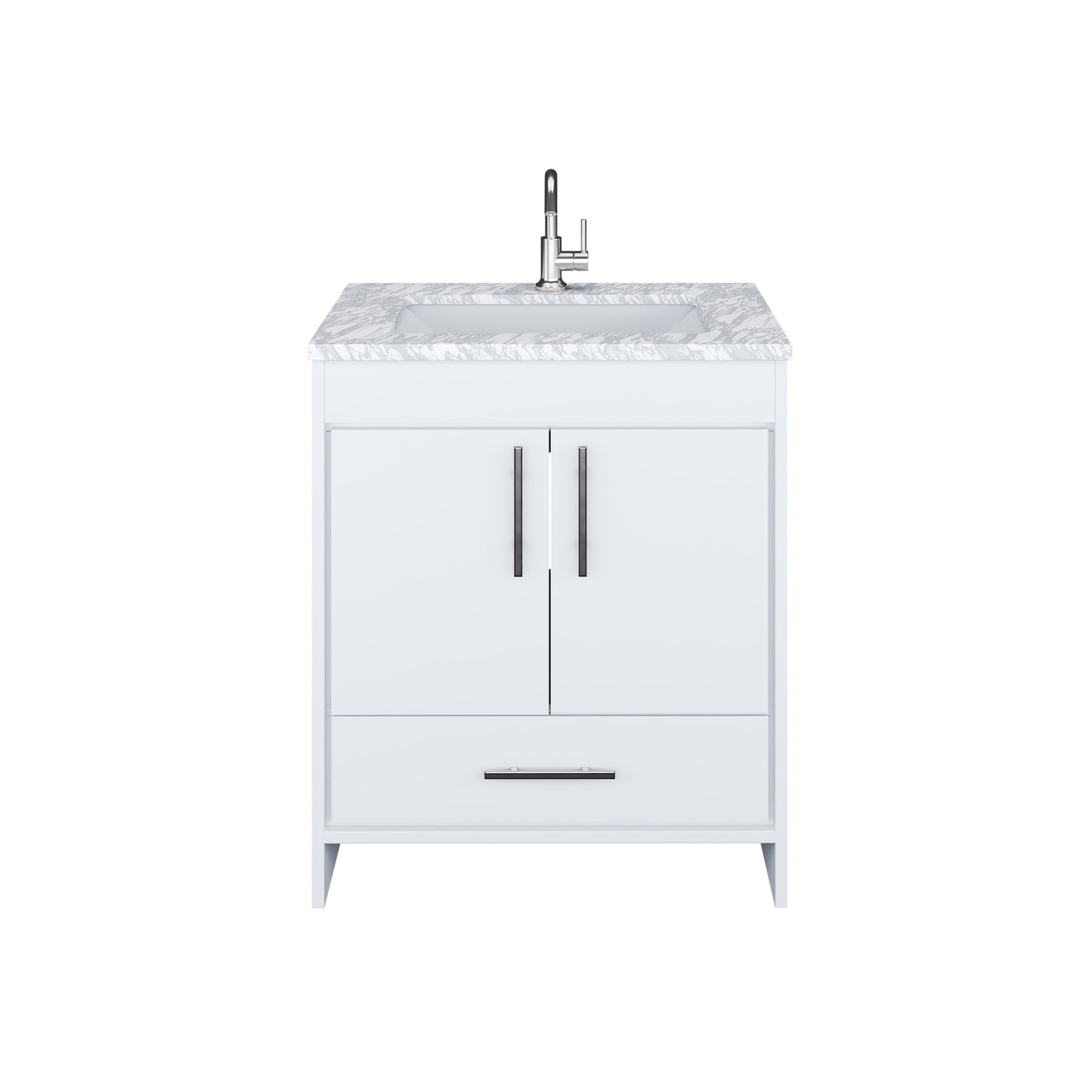 Capri 30" Bathroom Vanity with integrated counter top