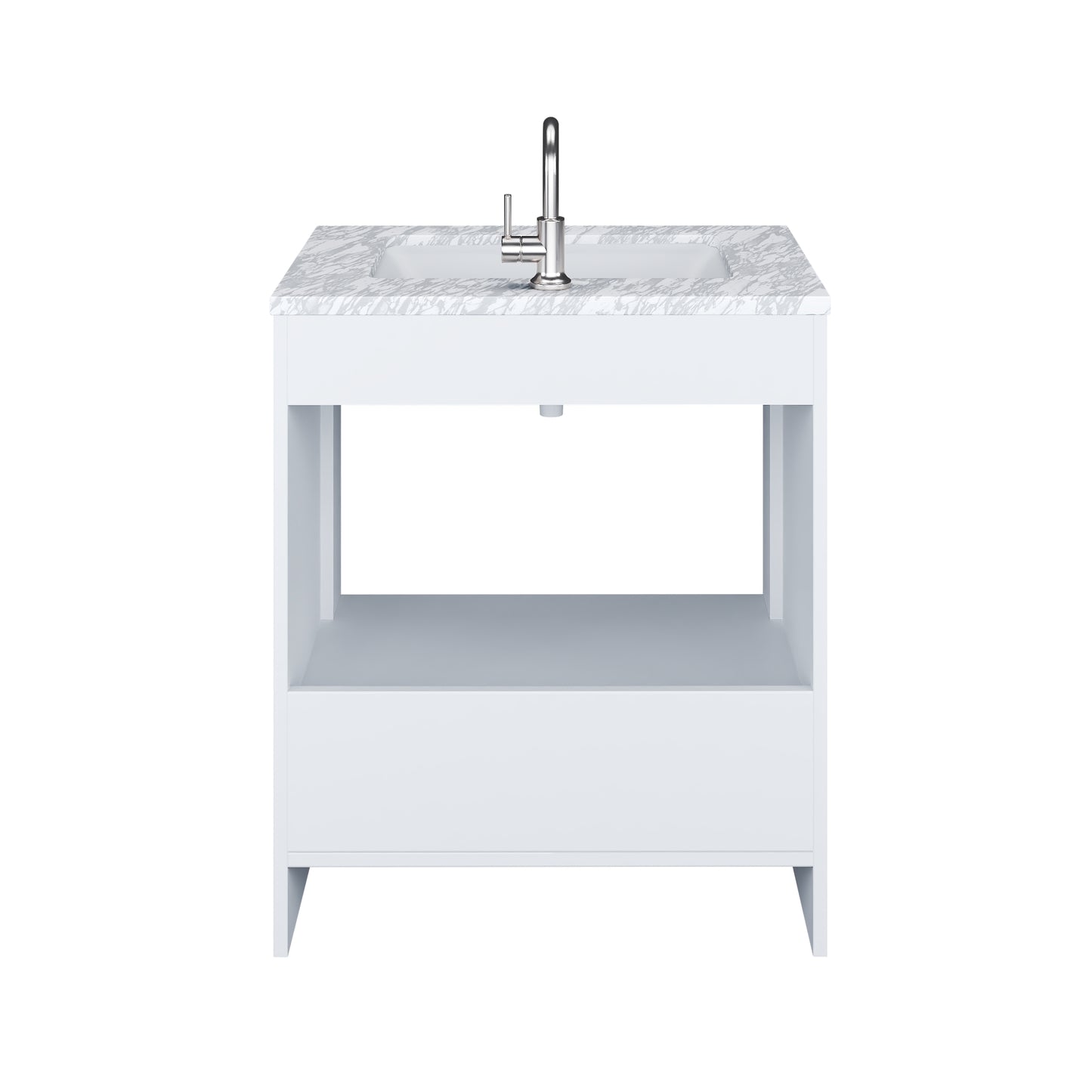 Capri 30" Bathroom Vanity with integrated counter top