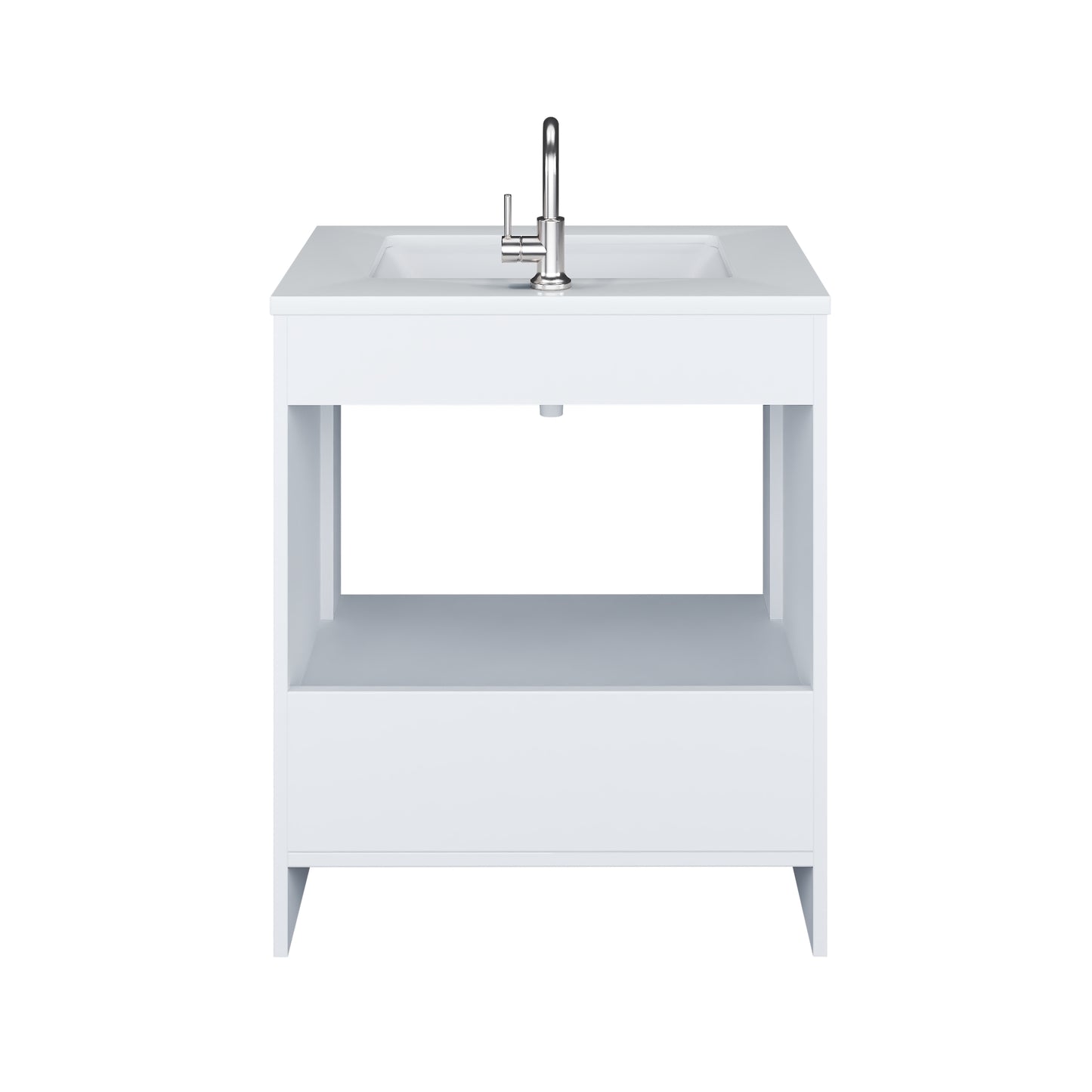 Capri 30" Bathroom Vanity with integrated counter top