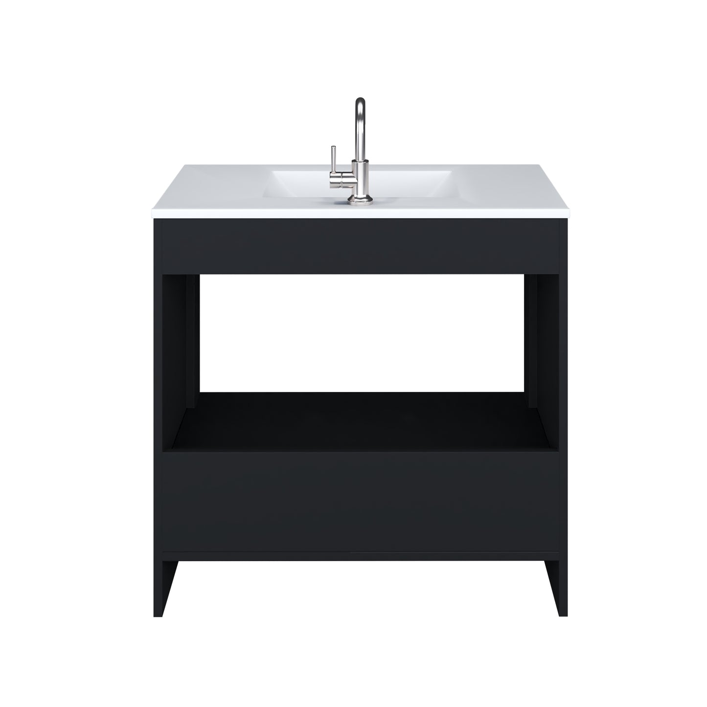 Capri 36" Bathroom Vanity with integrated counter top