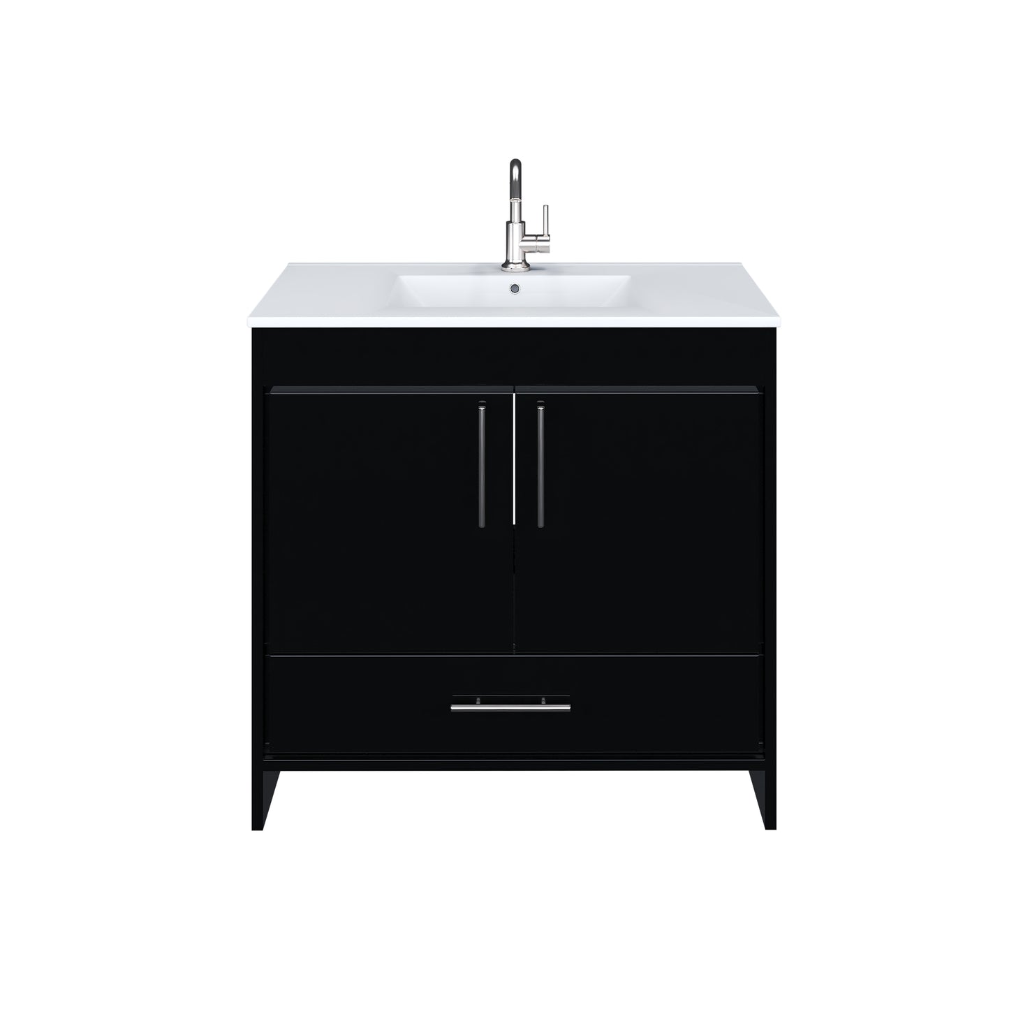 Capri 36" Bathroom Vanity with integrated counter top