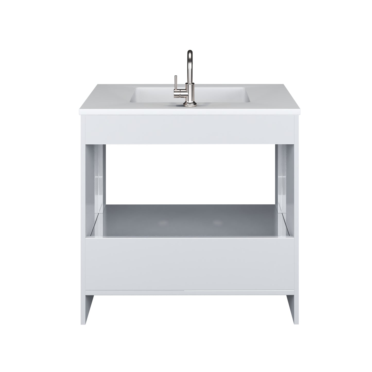 Capri 36" Bathroom Vanity with integrated counter top