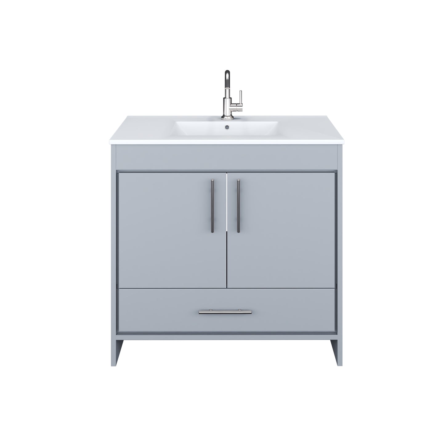 Capri 36" Bathroom Vanity with integrated counter top