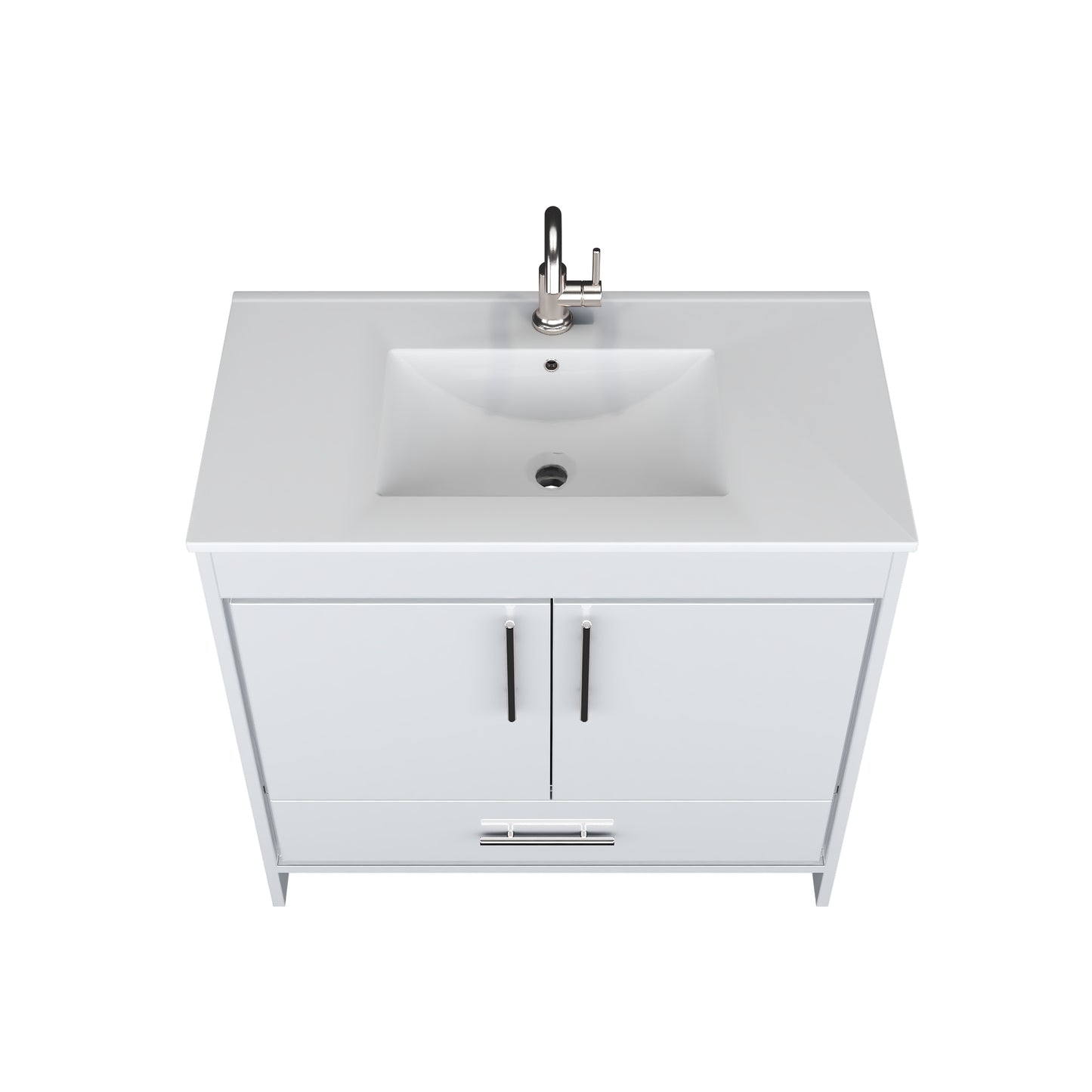 Capri 36" Bathroom Vanity with integrated counter top