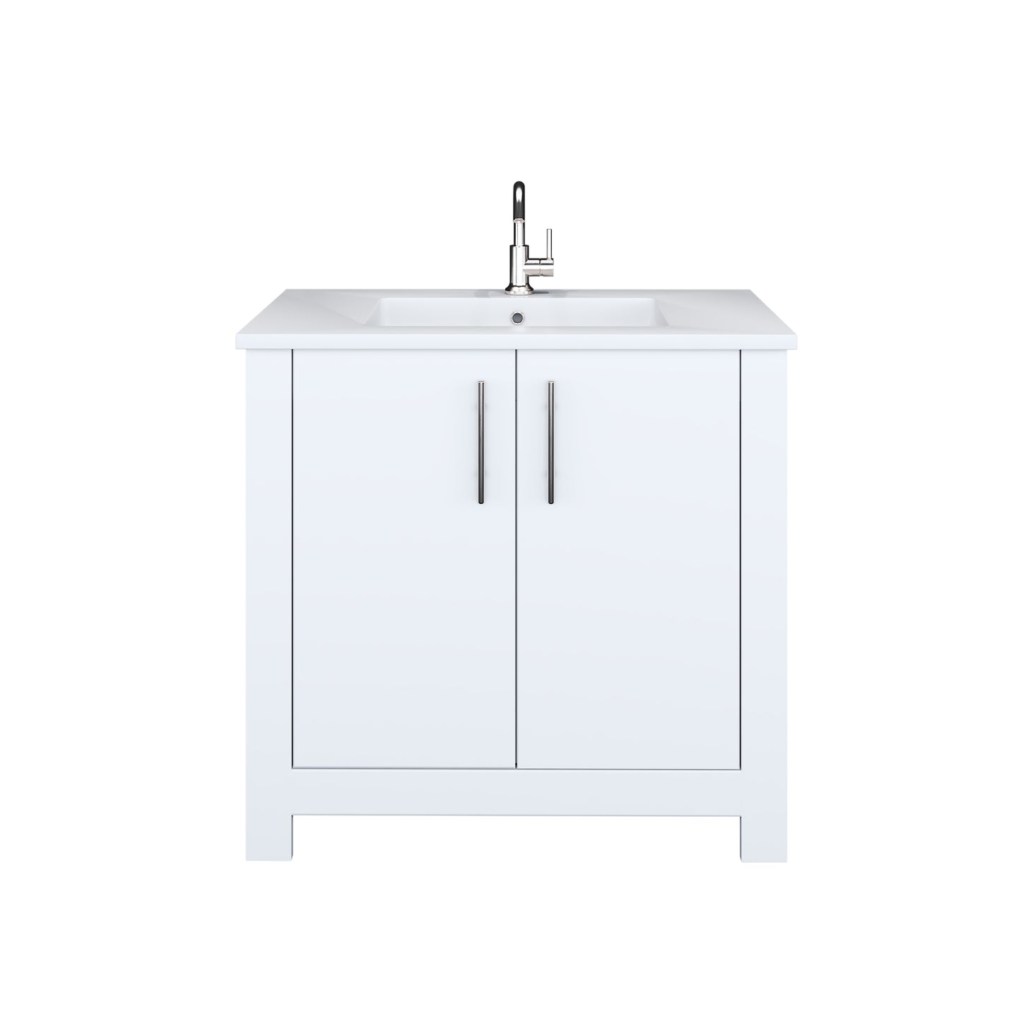 Austin 36" Bathroom Vanity with Acrylic integrated counter top