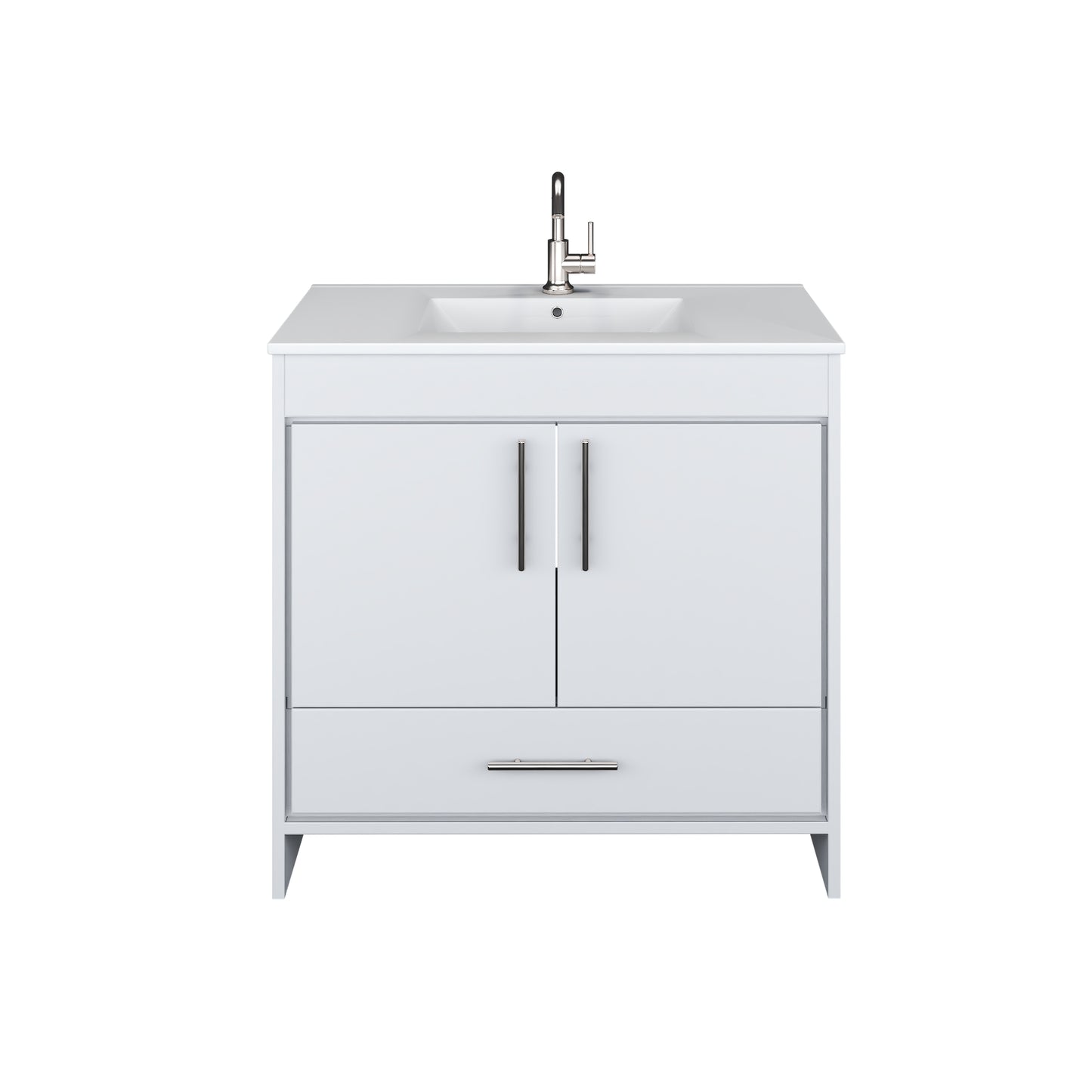 Capri 36" Bathroom Vanity with integrated counter top