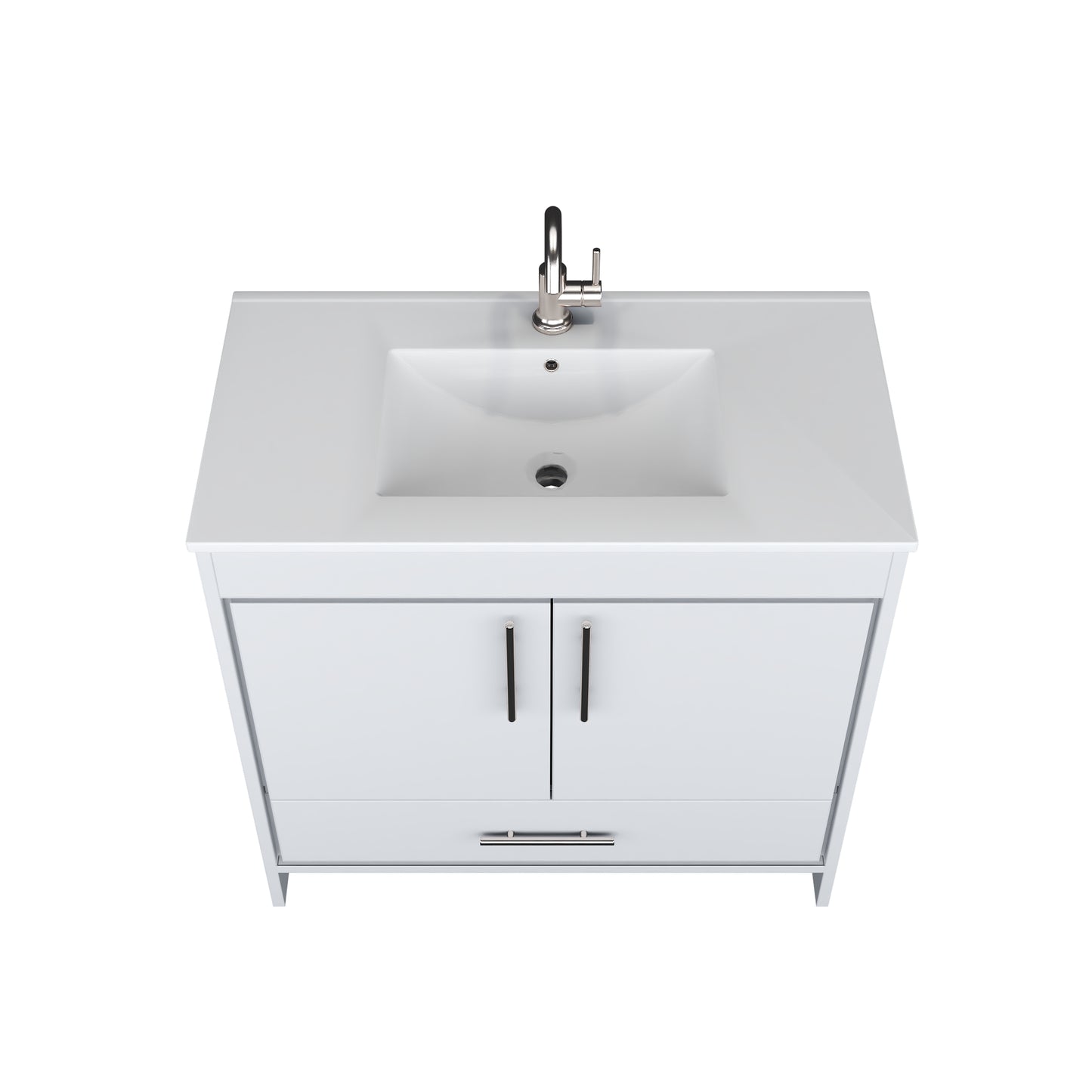 Capri 36" Bathroom Vanity with integrated counter top