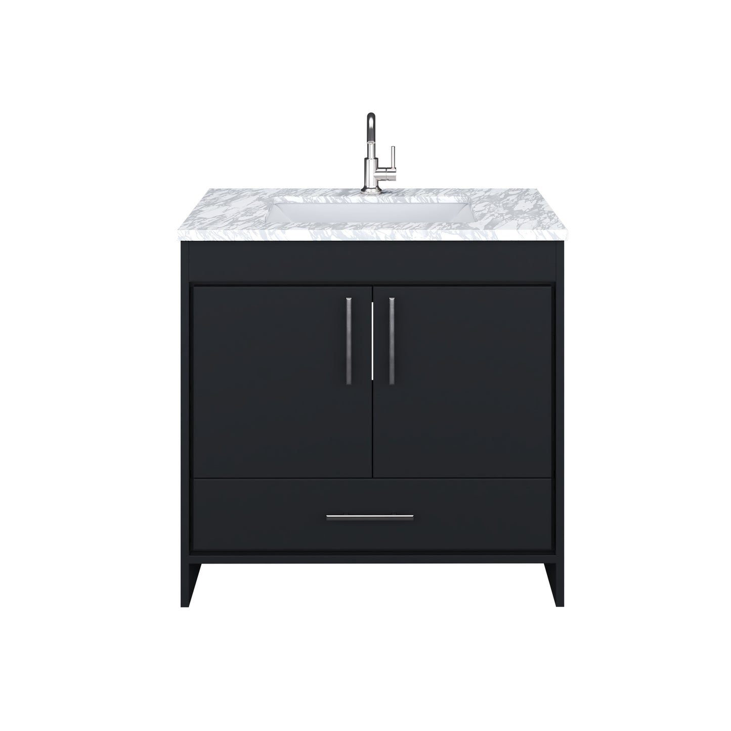 Capri 36" Bathroom Vanity with integrated counter top