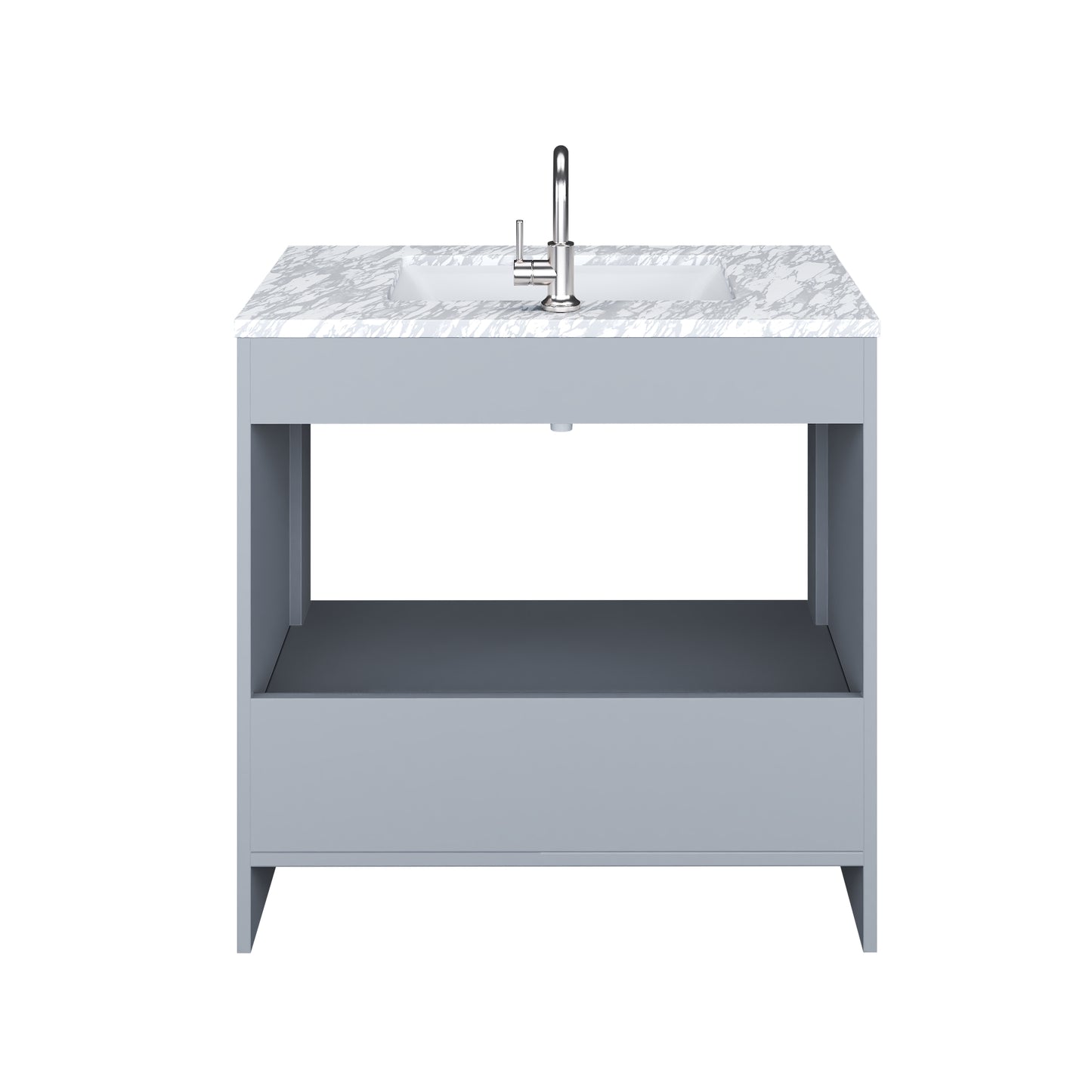 Capri 36" Bathroom Vanity with integrated counter top