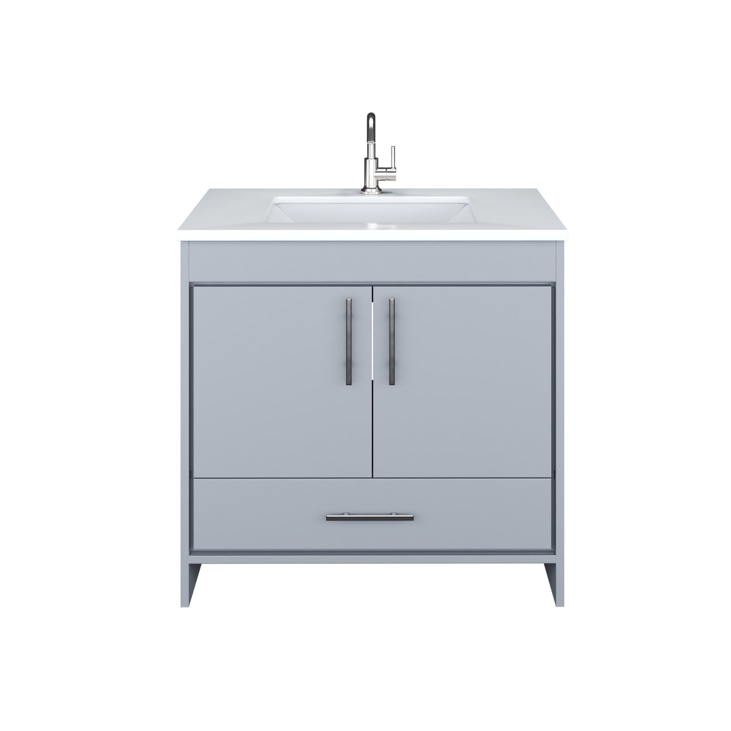 Capri 36" Bathroom Vanity with integrated counter top