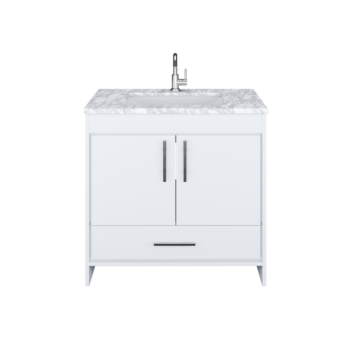 Capri 36" Bathroom Vanity with integrated counter top