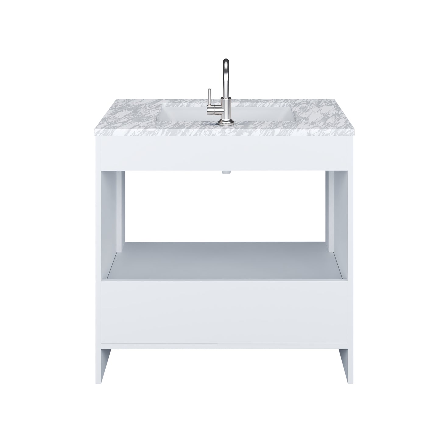 Capri 36" Bathroom Vanity with integrated counter top