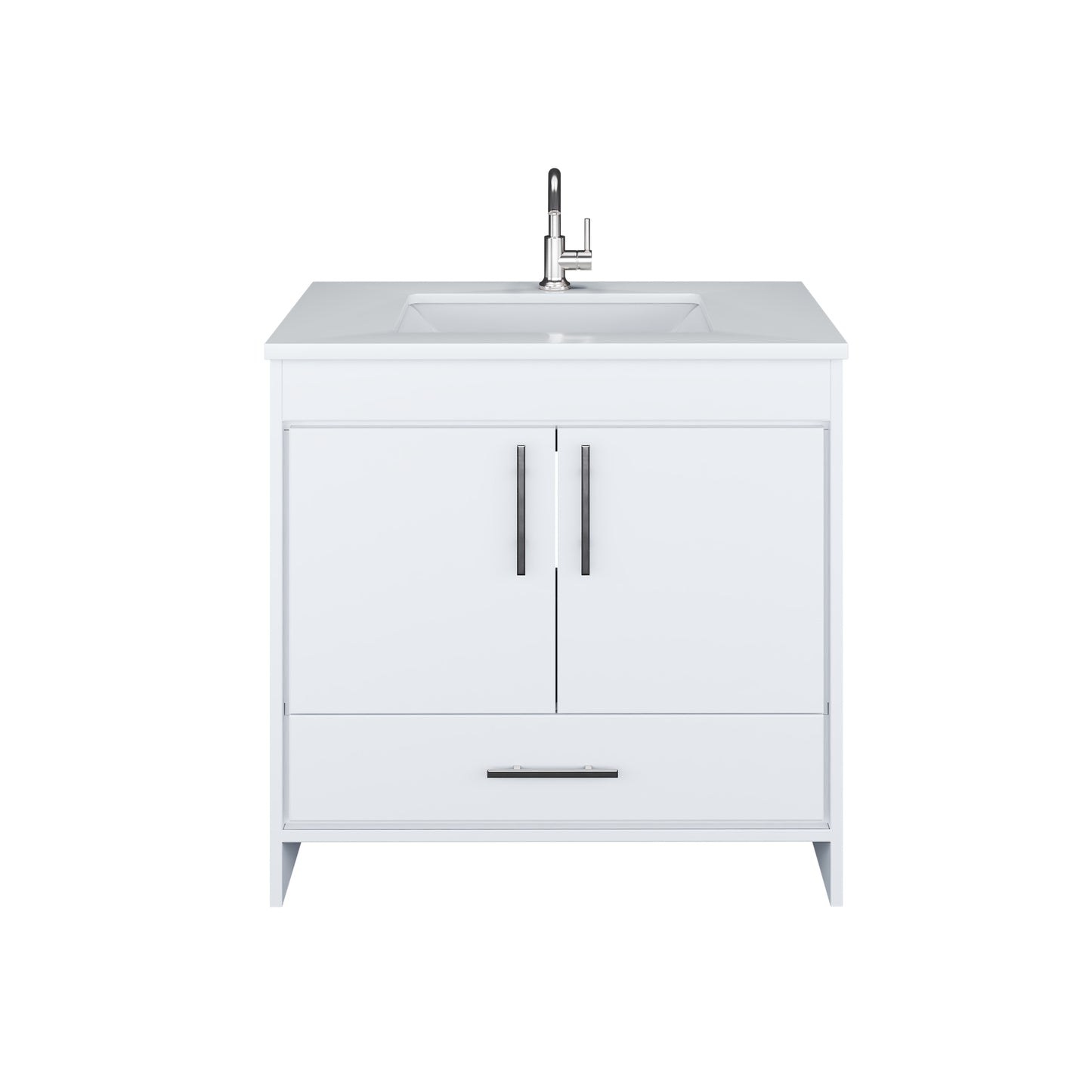 Capri 36" Bathroom Vanity with integrated counter top