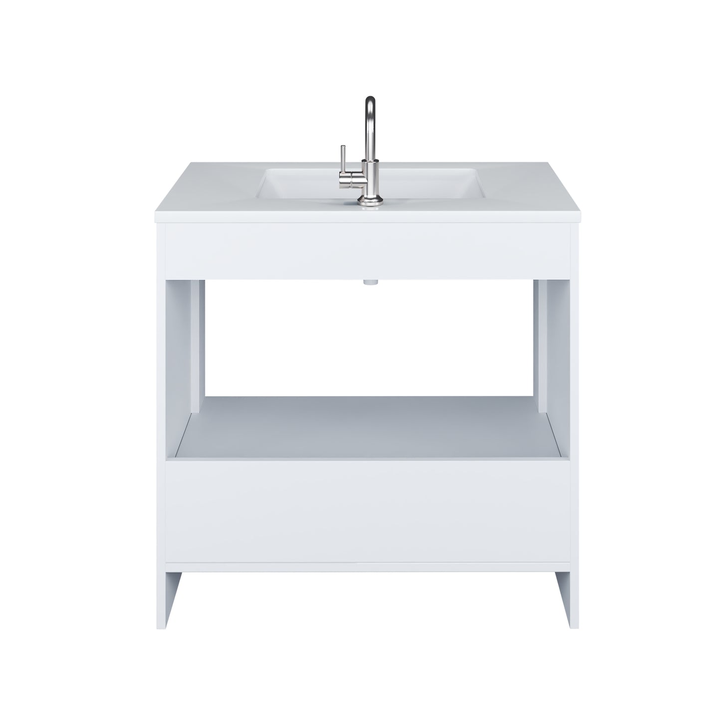 Capri 36" Bathroom Vanity with integrated counter top