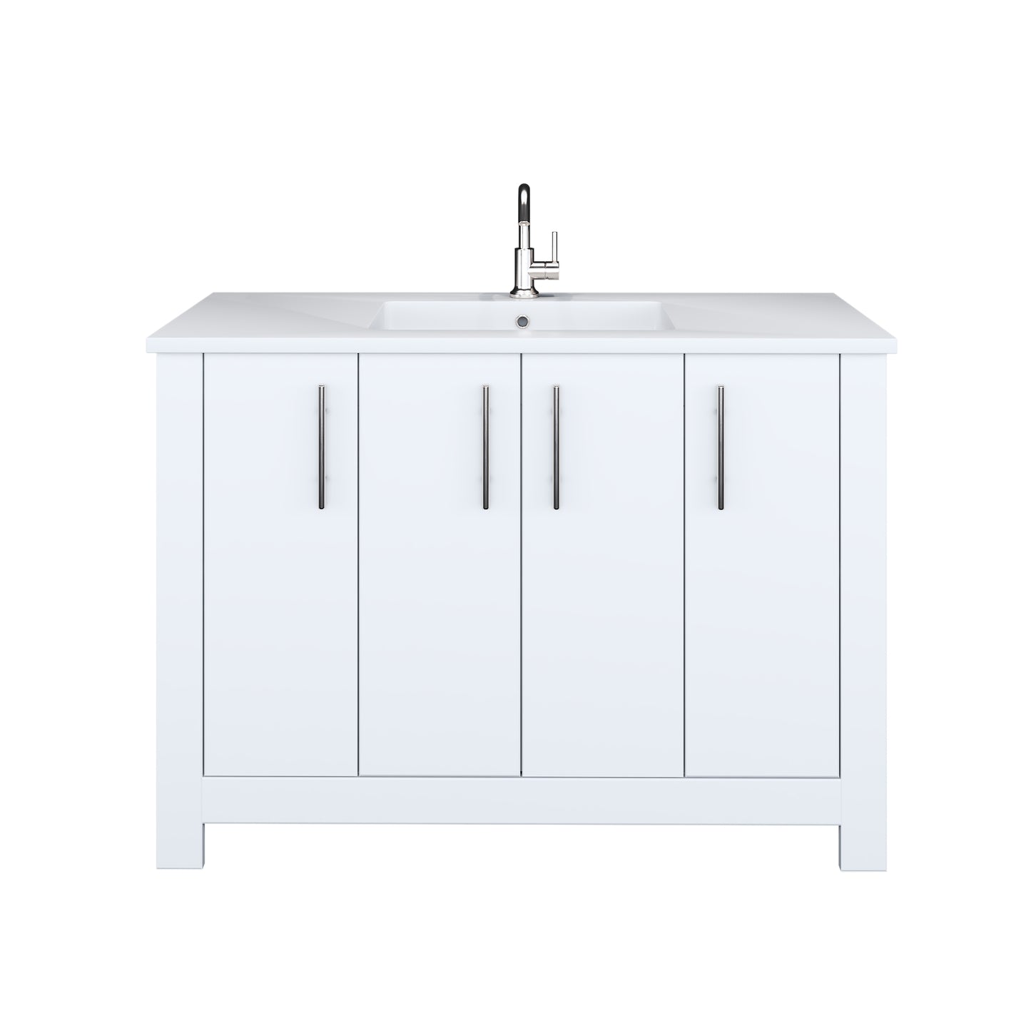 Austin 48" Bathroom Vanity with Acrylic integrated counter top