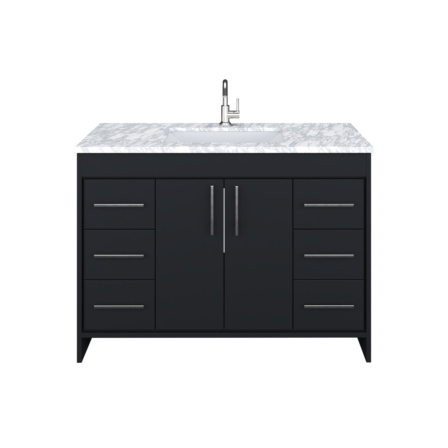 Capri 48" Bathroom Vanity with integrated counter top