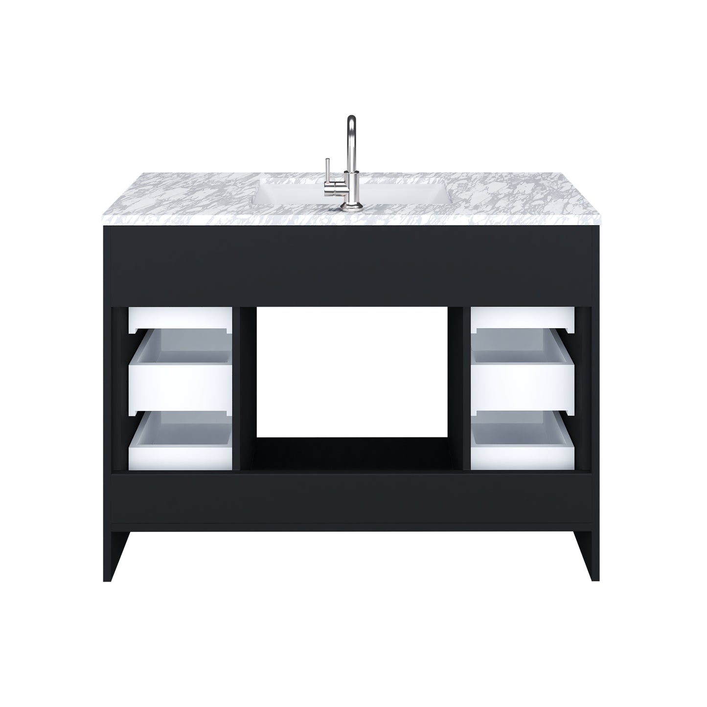 Capri 48" Bathroom Vanity with integrated counter top