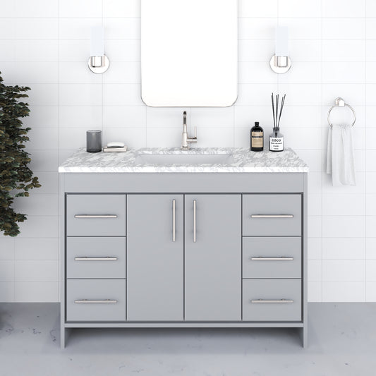 Capri 48" Bathroom Vanity with integrated counter top