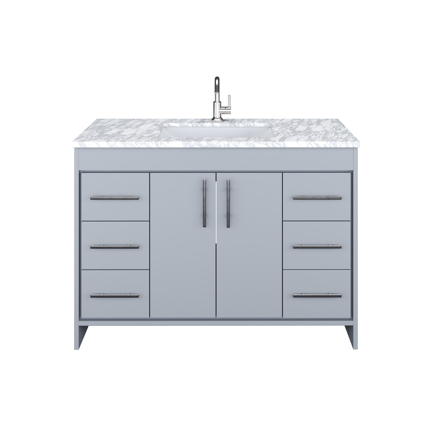 Capri 48" Bathroom Vanity with integrated counter top