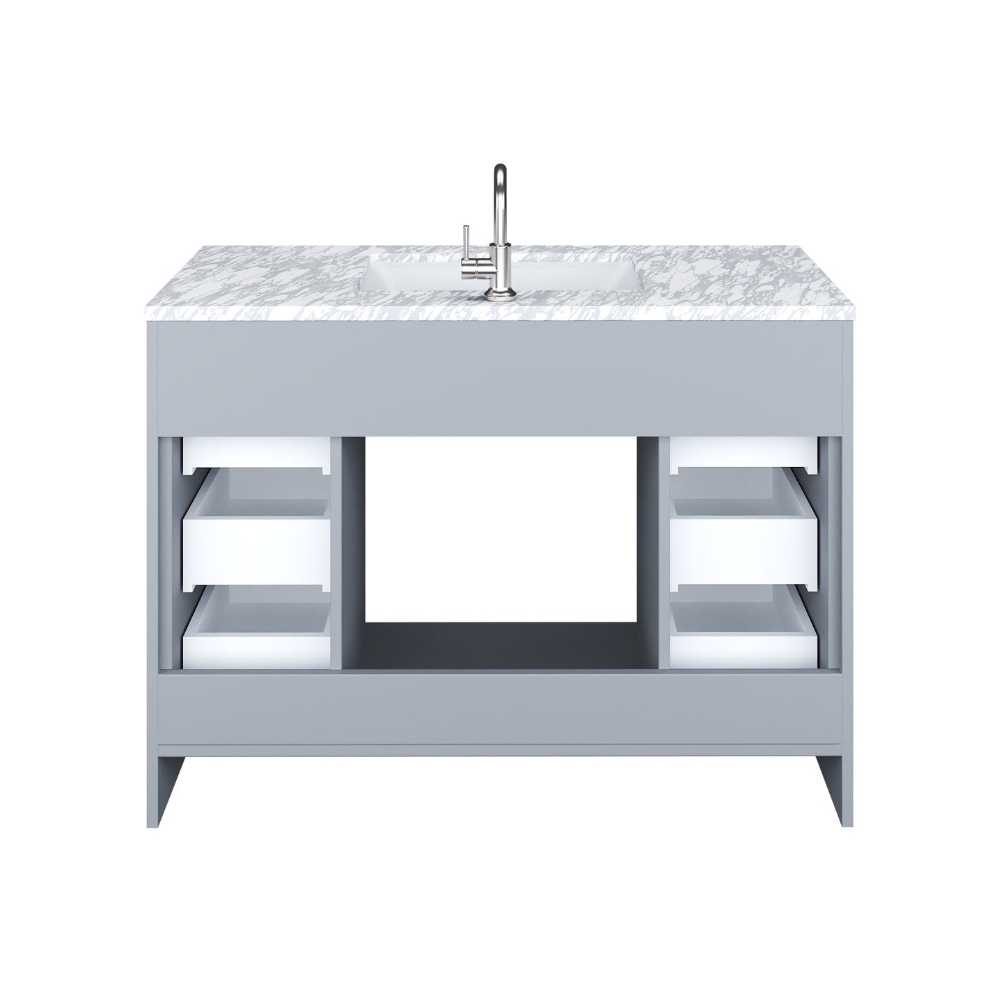 Capri 48" Bathroom Vanity with integrated counter top