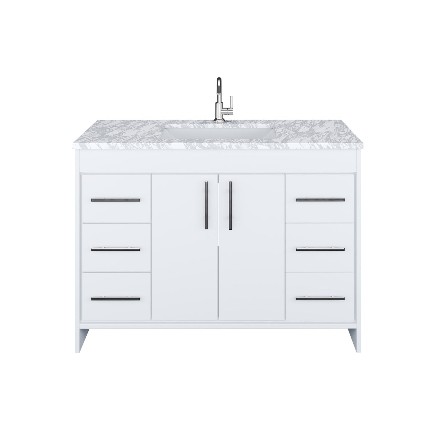 Capri 48" Bathroom Vanity with integrated counter top