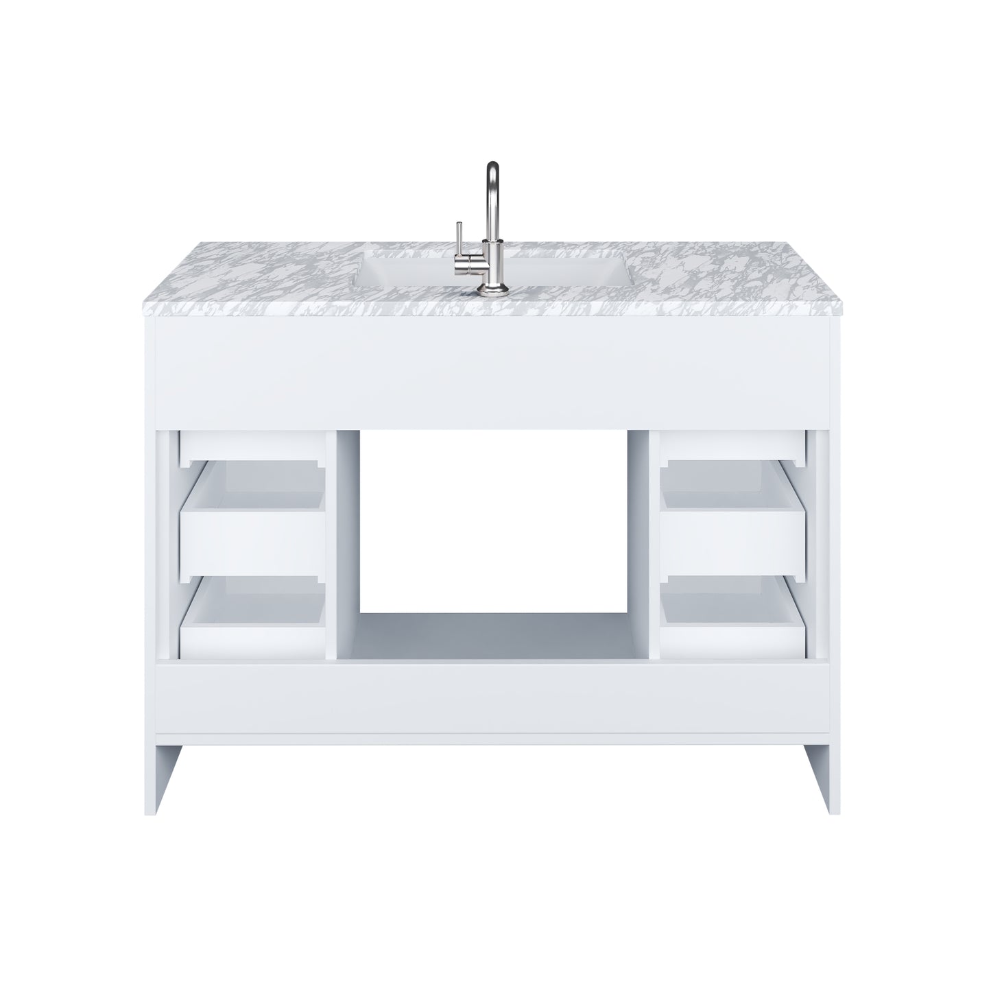 Capri 48" Bathroom Vanity with integrated counter top