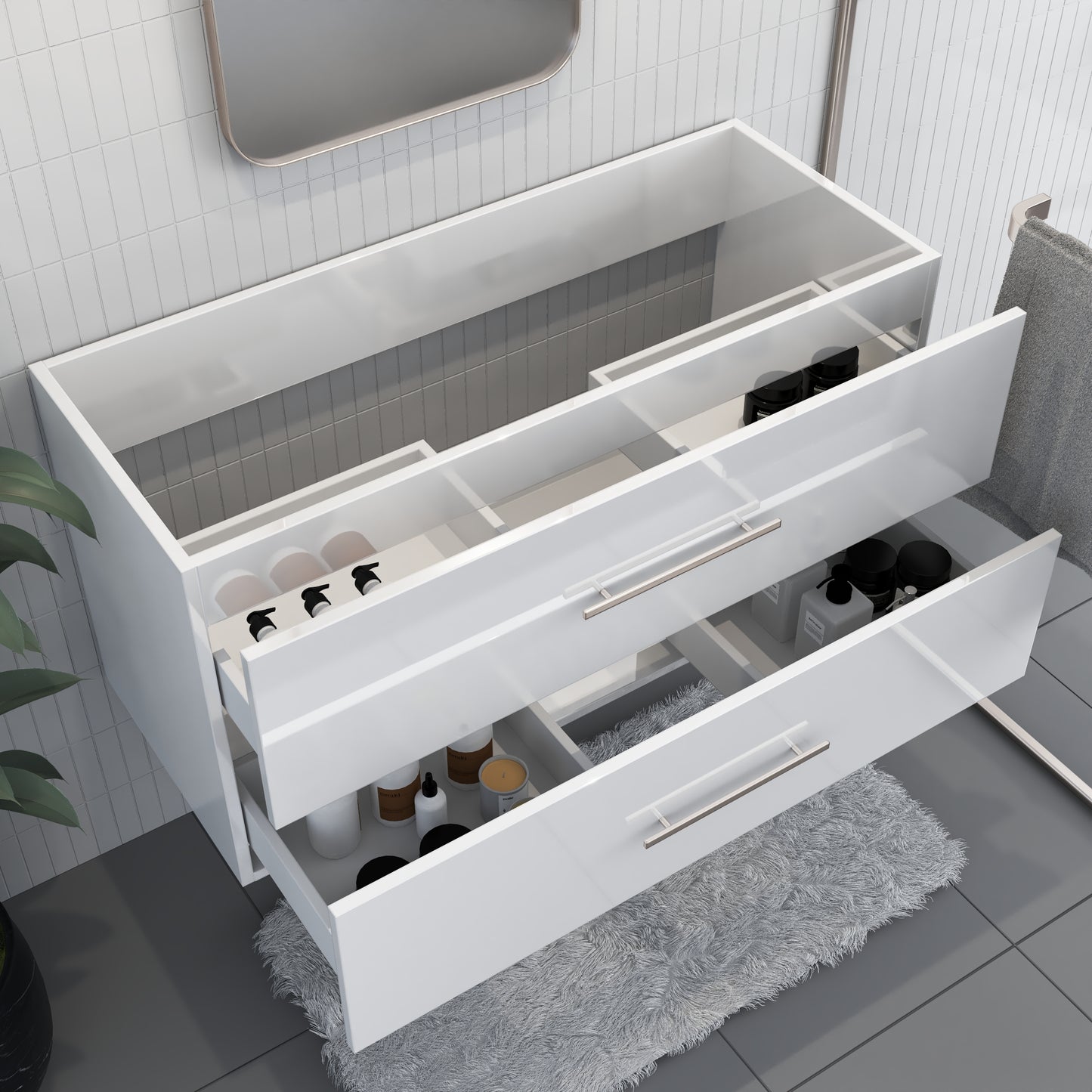 Napa 48" Bathroom Vanity Cabinet Only
