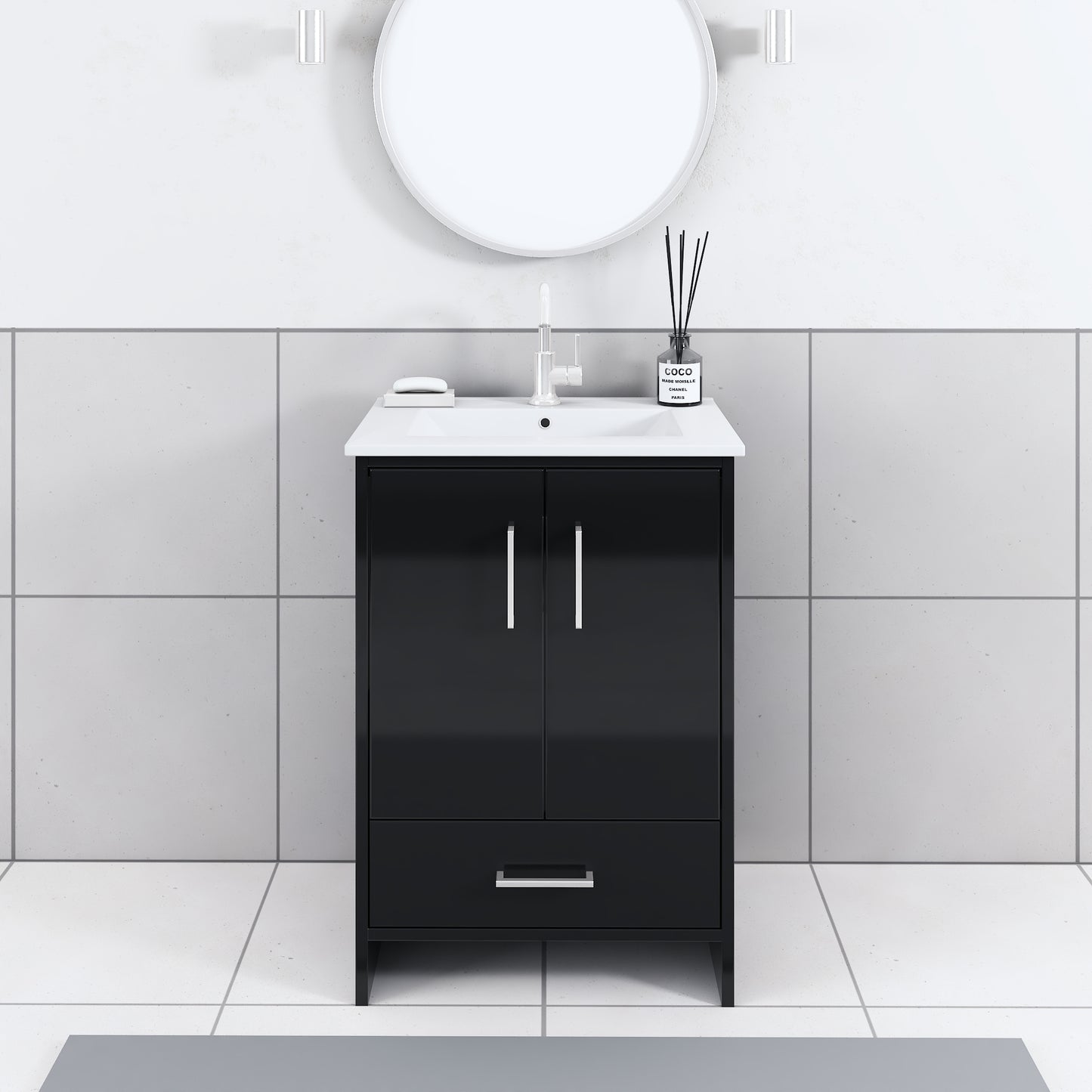 Norway 24" Bathroom Vanity with Counter top