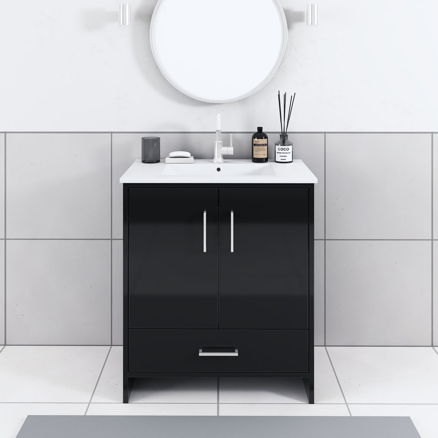 Norway 30" Bathroom Vanity with Counter top