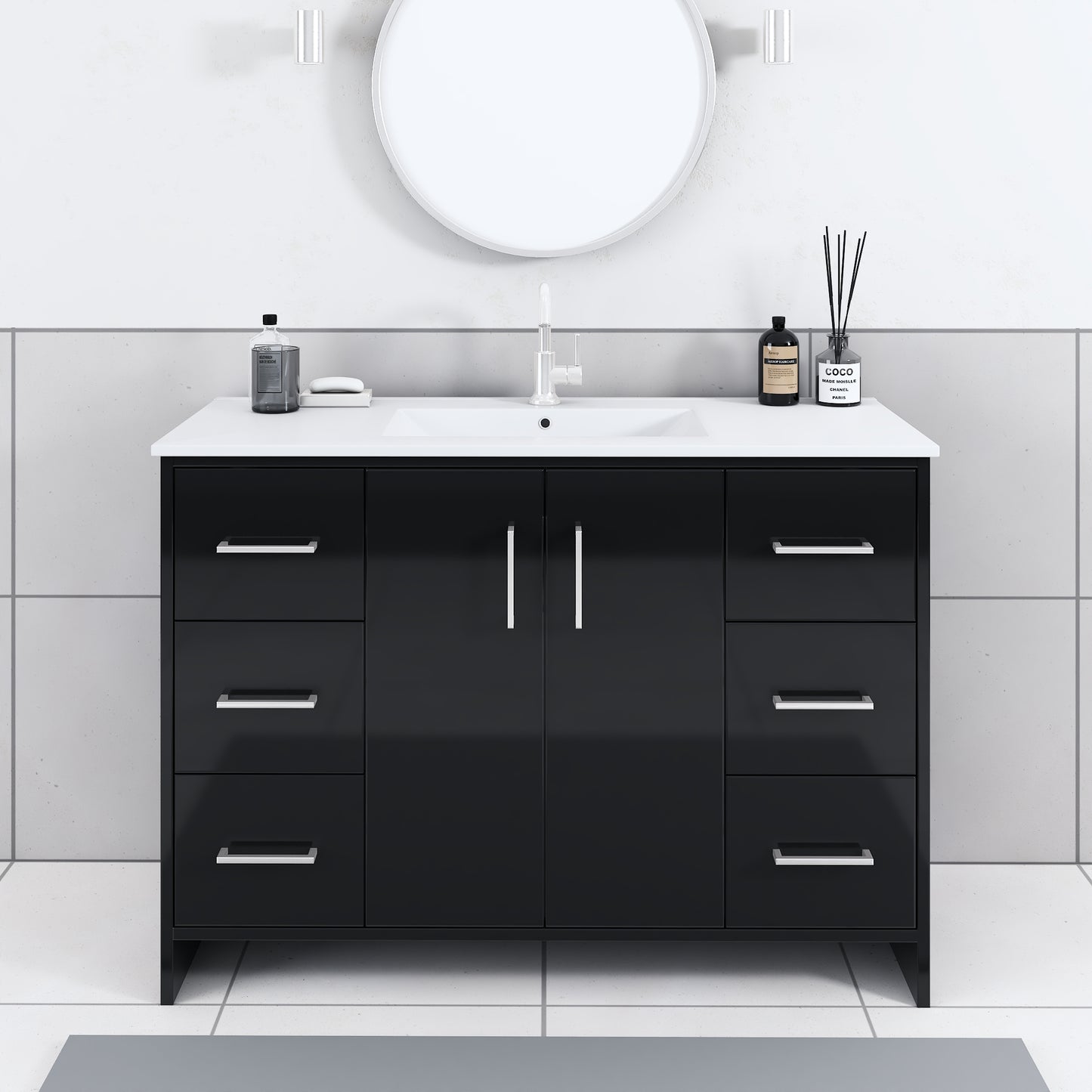 Norway 48" Bathroom Vanity with Counter top