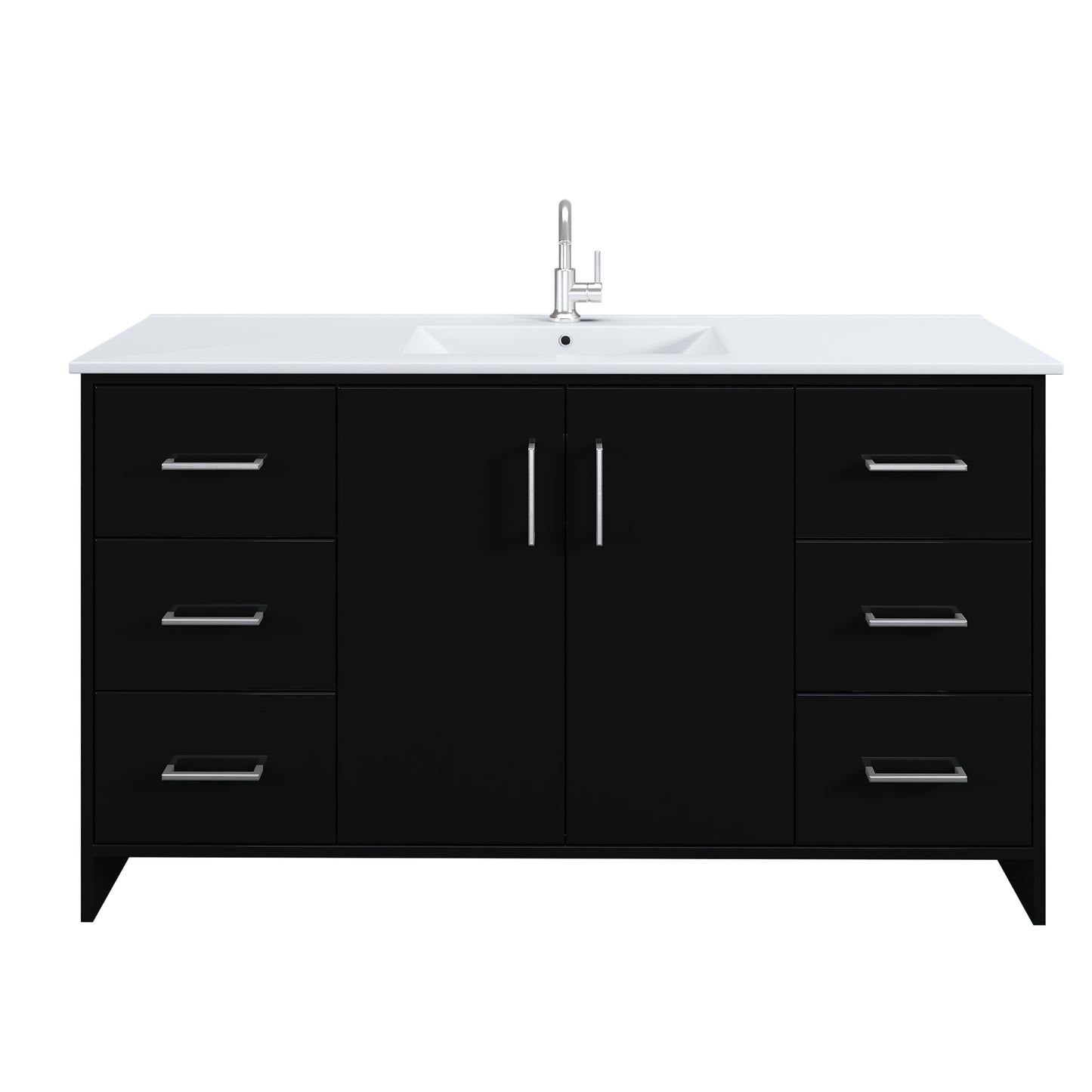 Norway 60" Single Sink Bathroom Vanity with Counter top