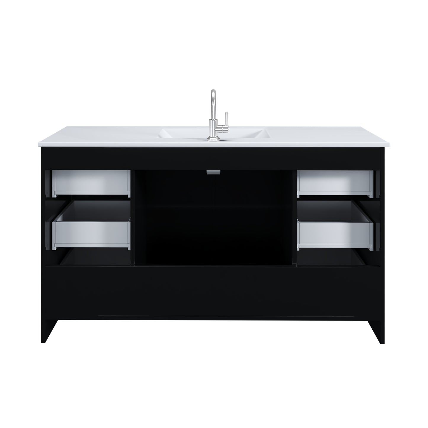 Norway 60" Single Sink Bathroom Vanity with Counter top