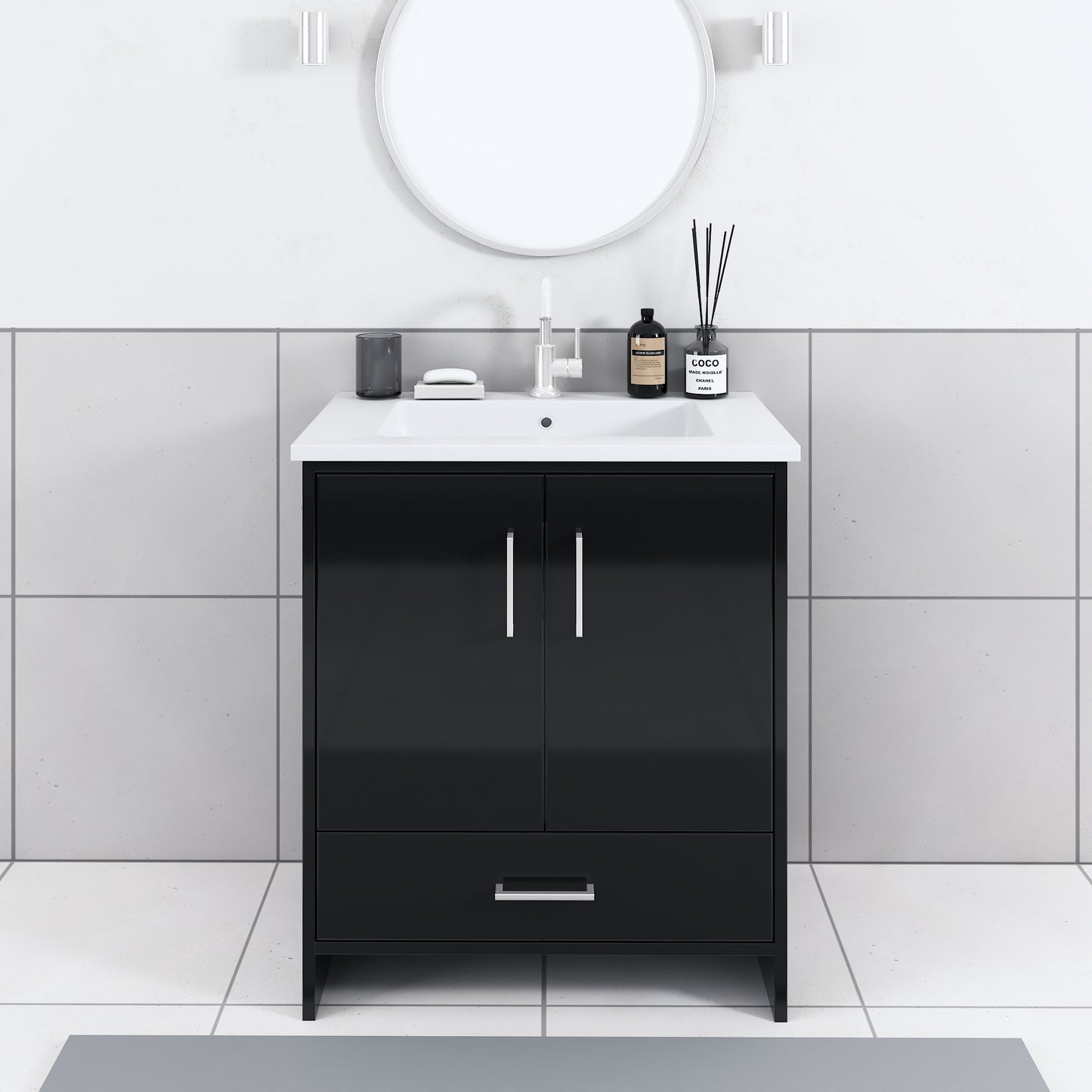 Norway 30" Bathroom Vanity with Counter top