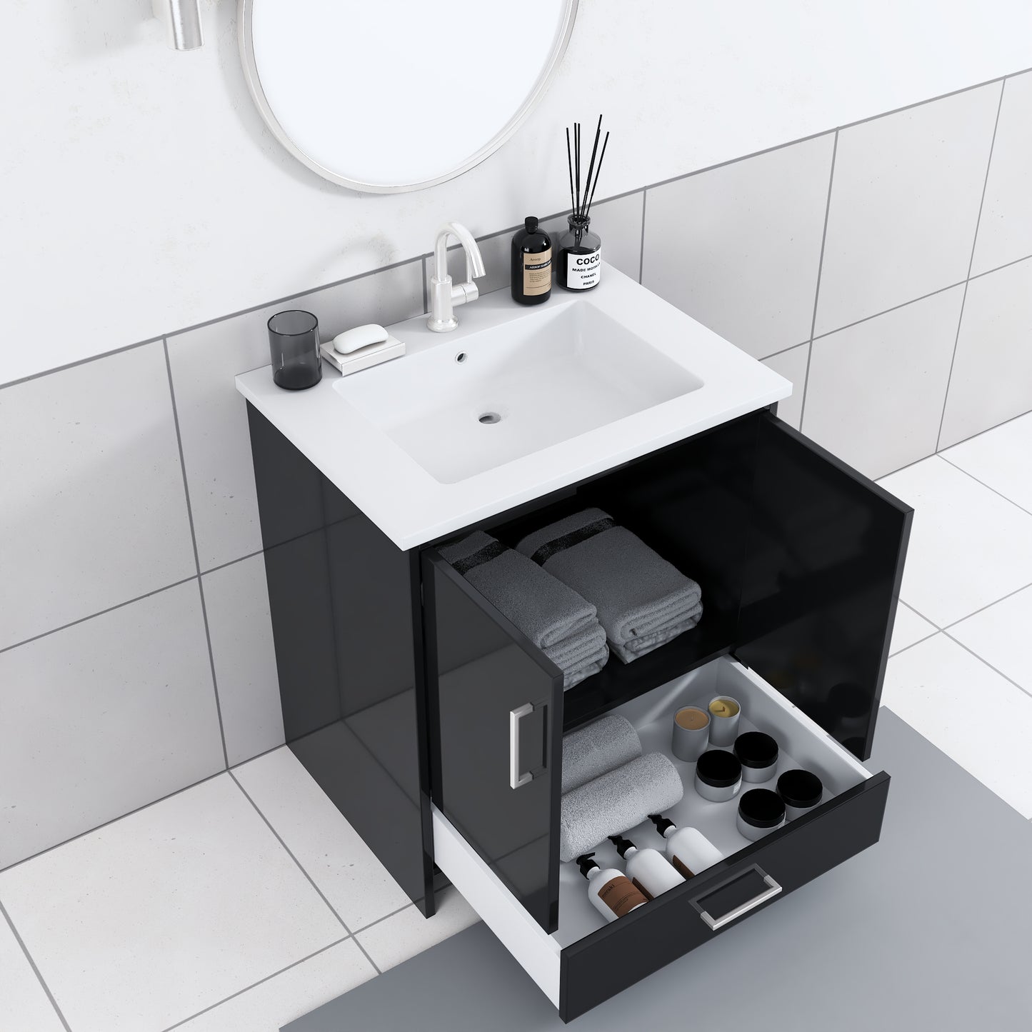 Norway 30" Bathroom Vanity with Counter top