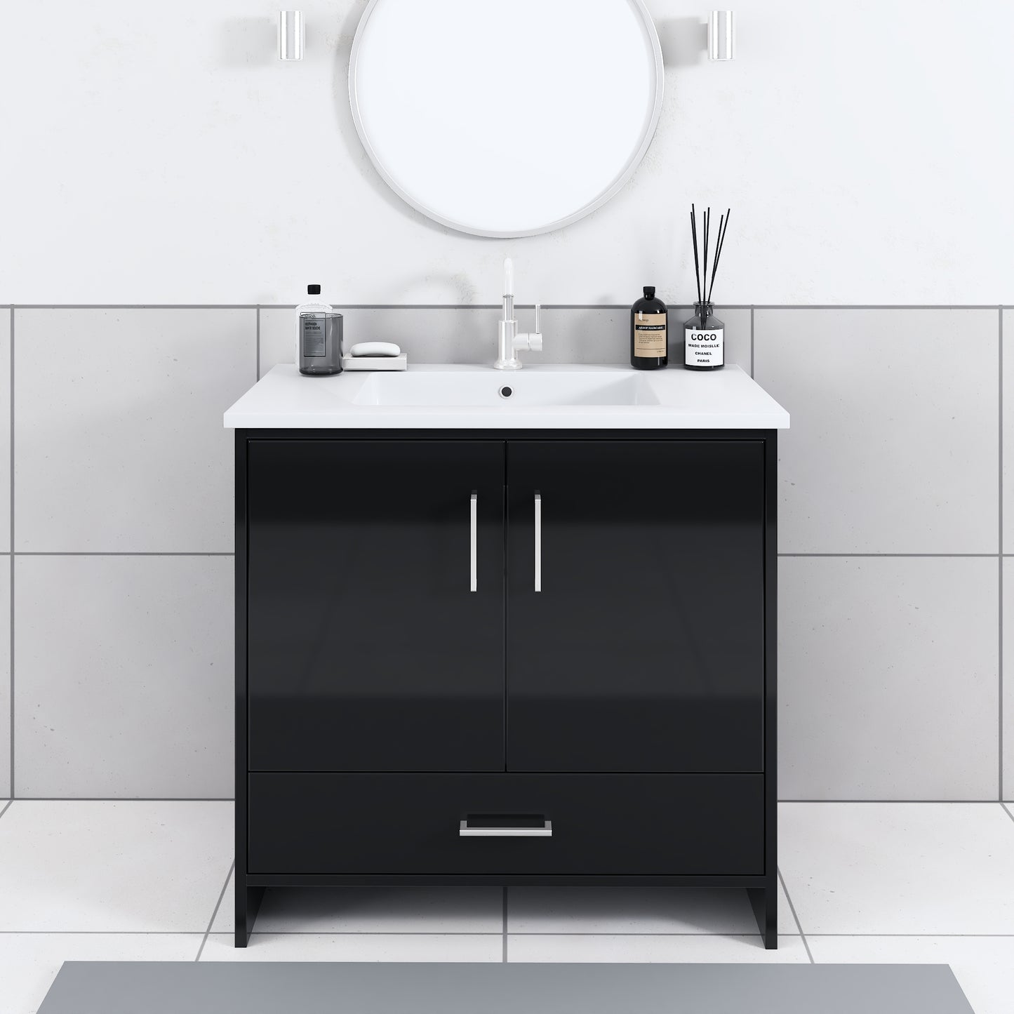Norway 36" Bathroom Vanity with Counter top
