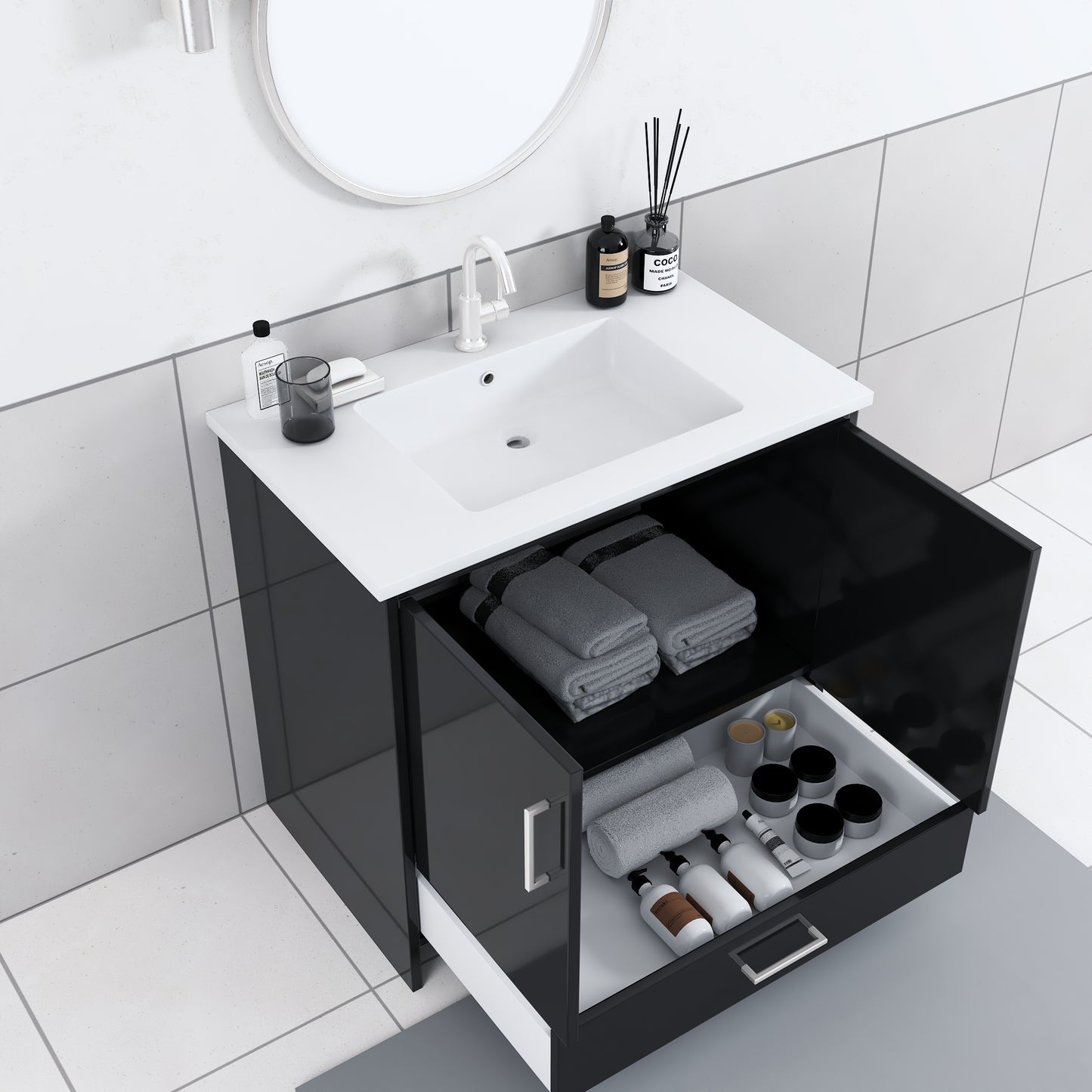 Norway 36" Bathroom Vanity with Counter top